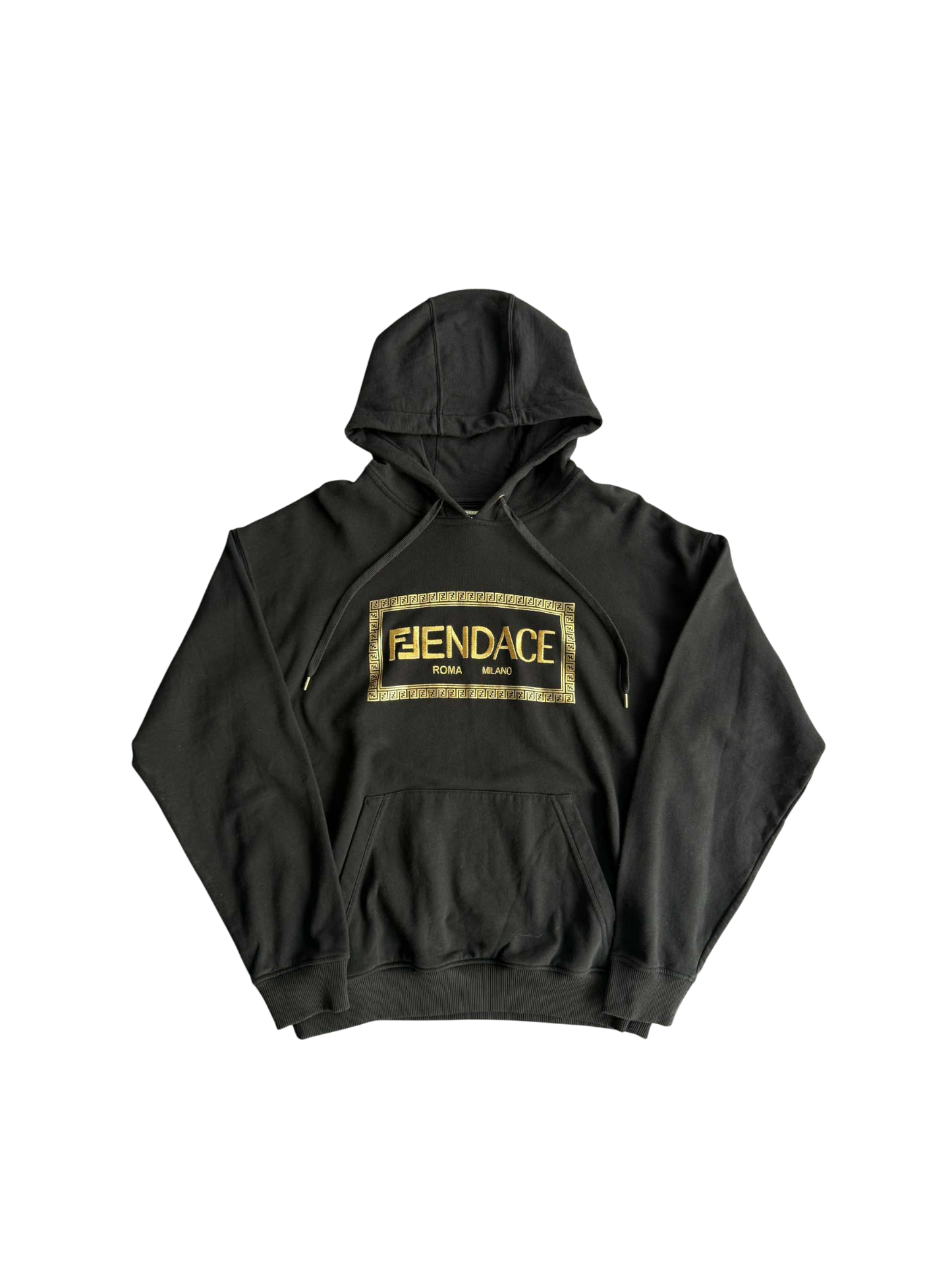 Fendi Versace Black Hoodie