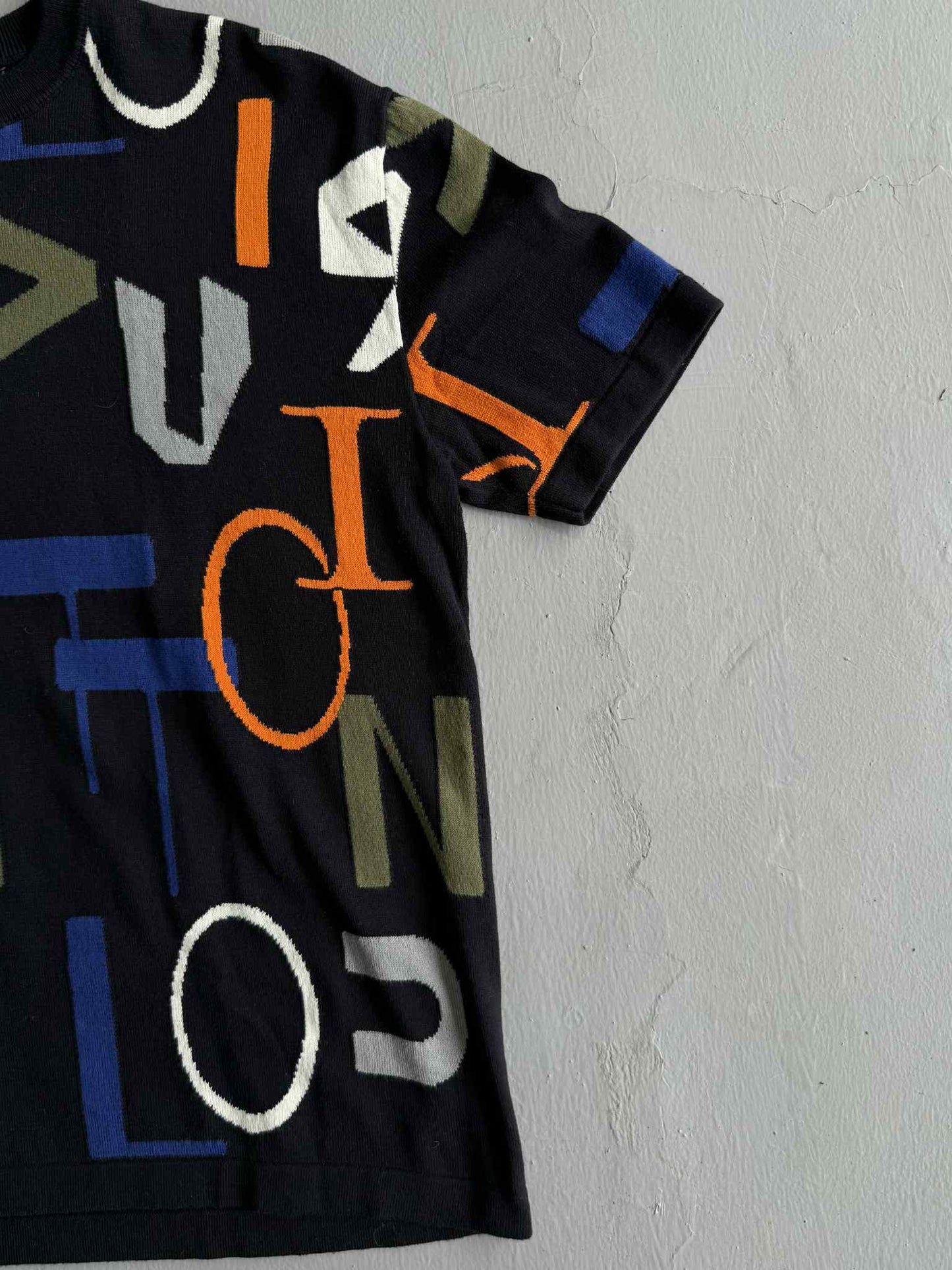Louis Vuitton Colorful Monogram Logo Knit Tee