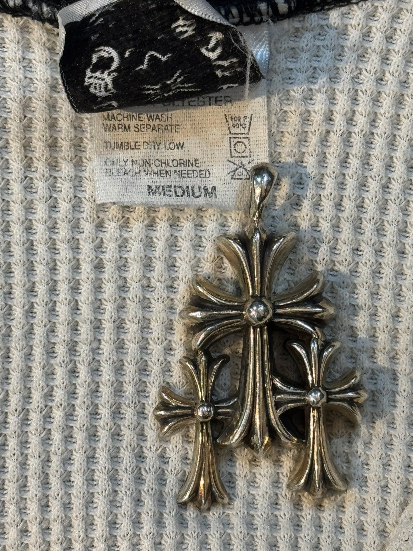 Vintage Chrome Hearts Horse Floral Zip Hoodie