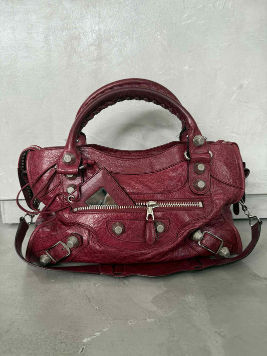 Balenciaga City Giant 21 Poupre Classic Bag