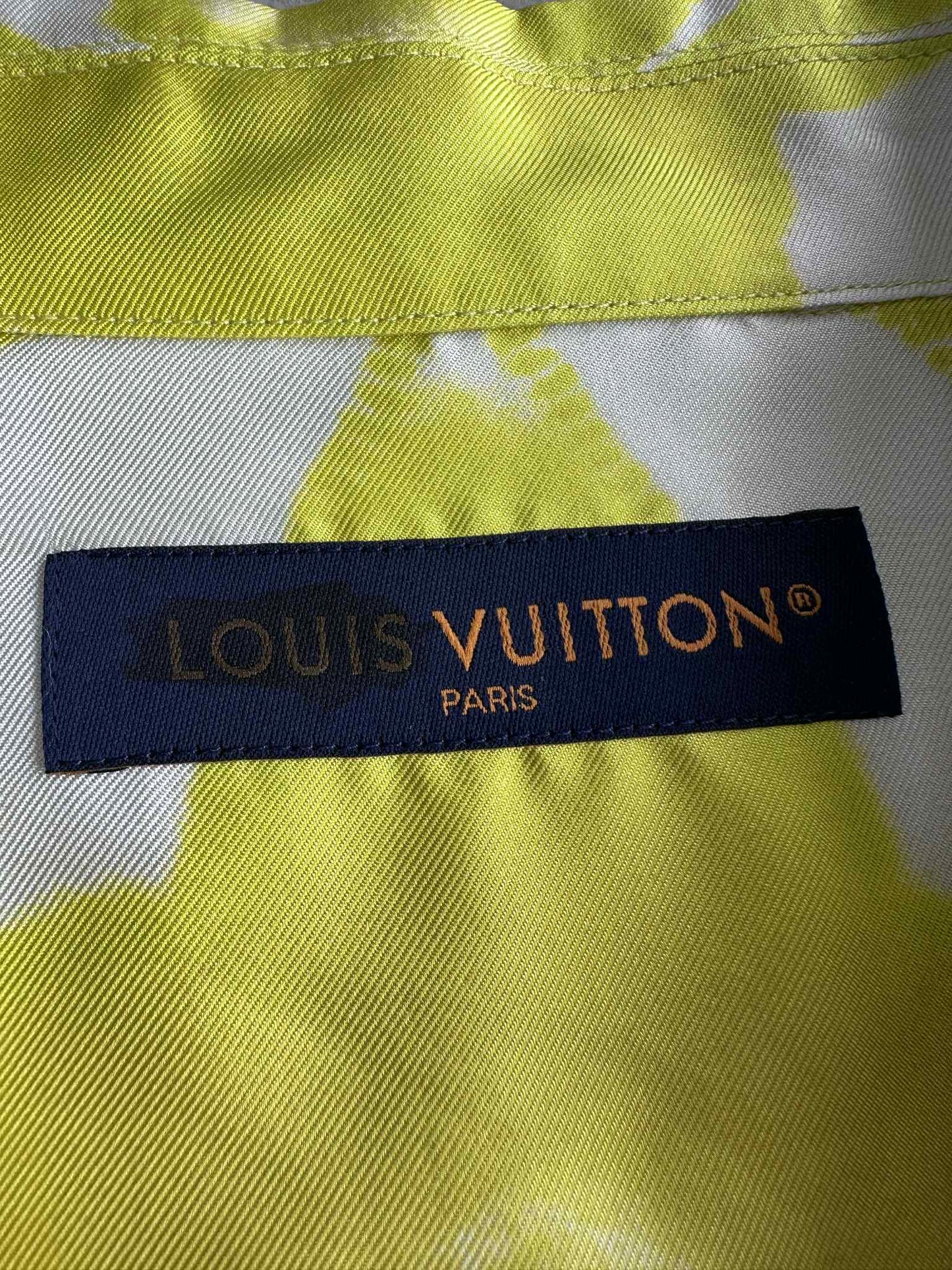 Louis Vuitton Monogram Shibori Shortsleeve silk Shirt