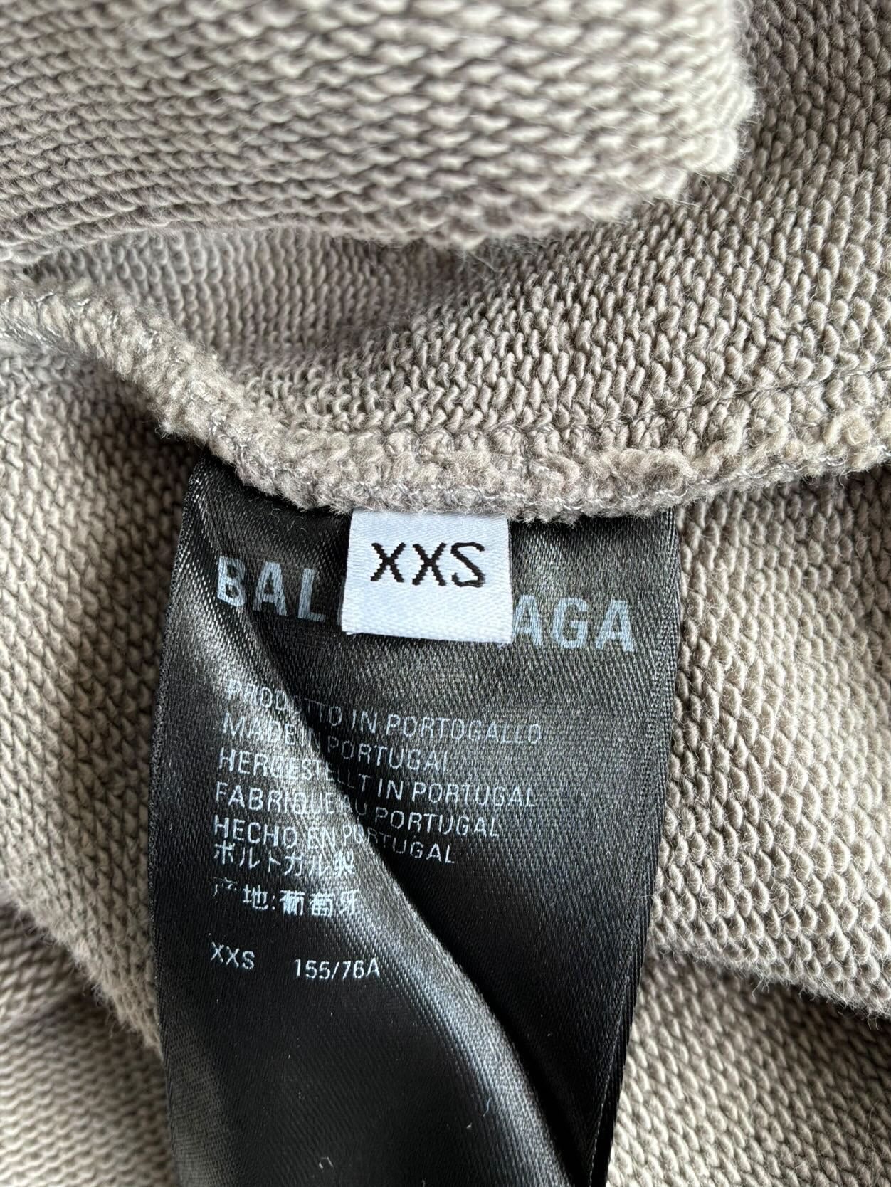 Balenciaga Chest Embroidered Logo Crewneck