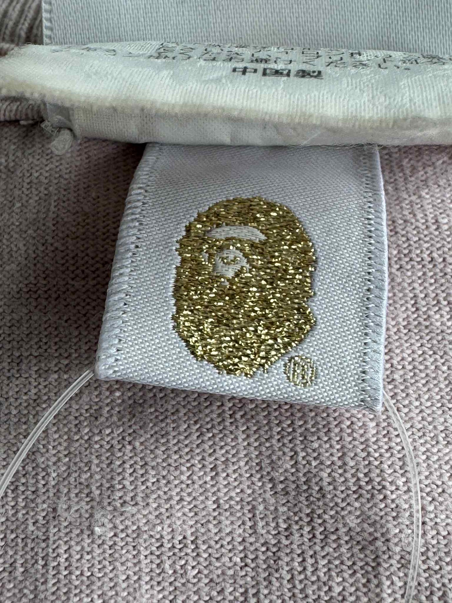 Bape APE HEAD Pink Shirt