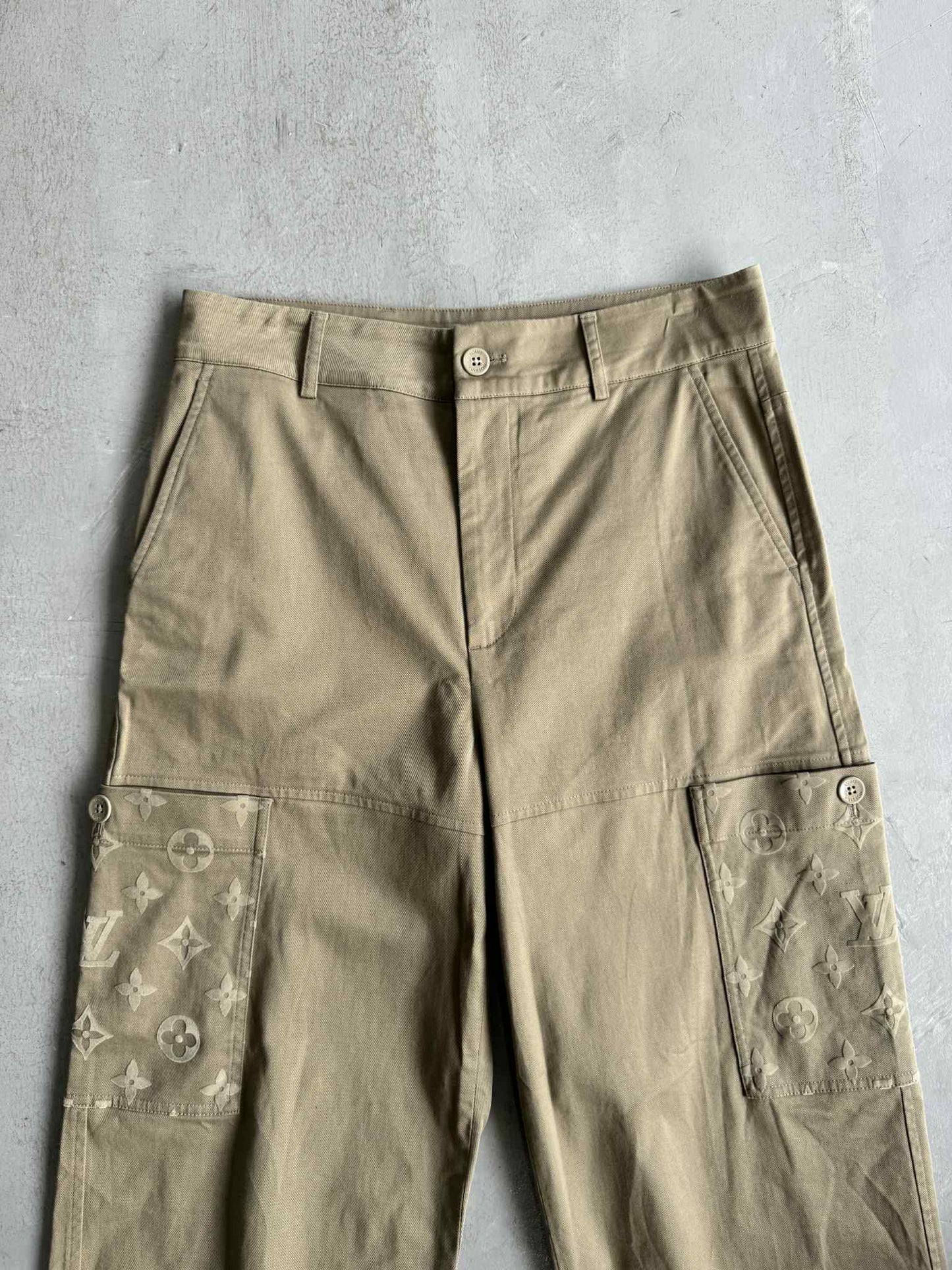 Louis Vuitton Khaki Cargo Pants