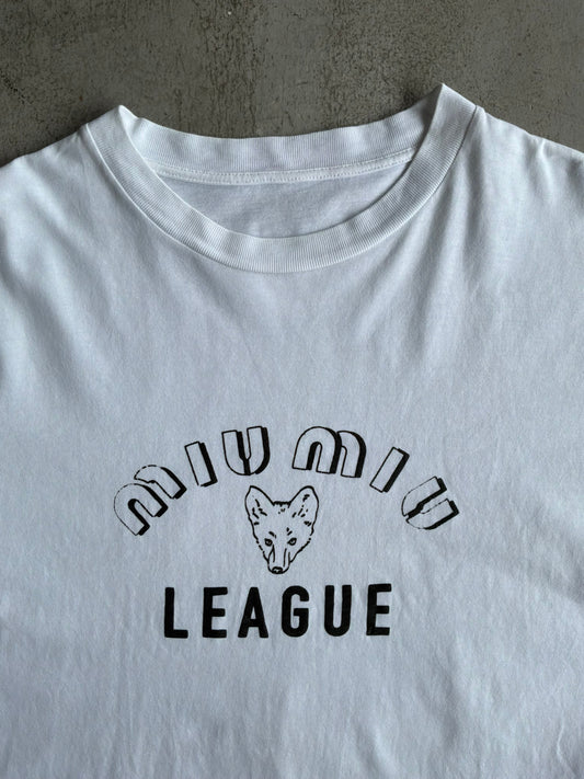 Miu Miu League White Tee