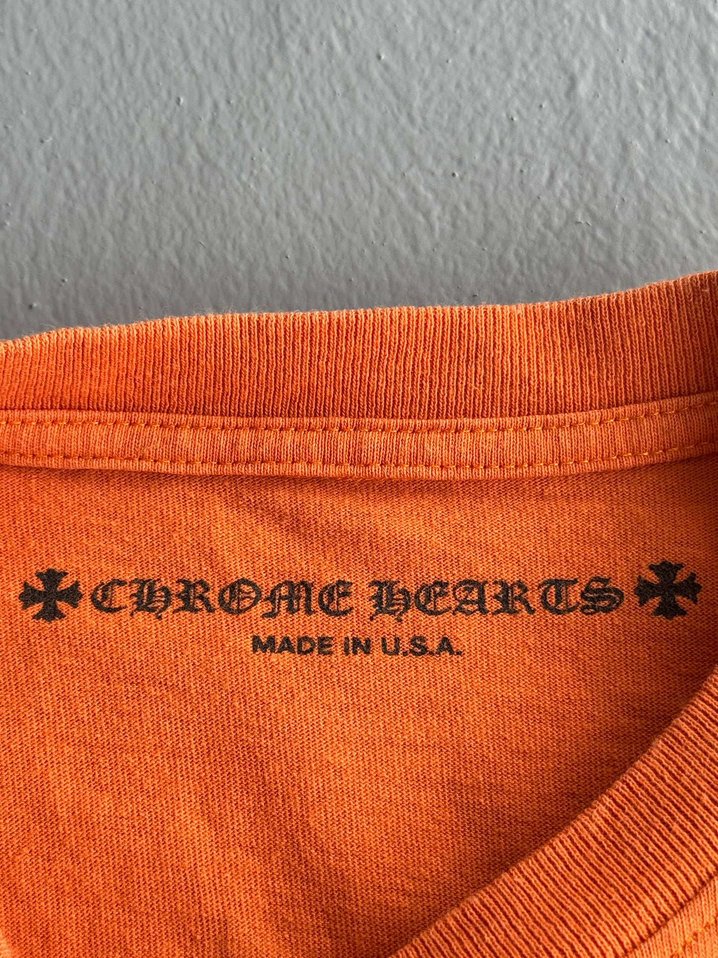 Chrome Hearts Vine Dagger Orange Tee