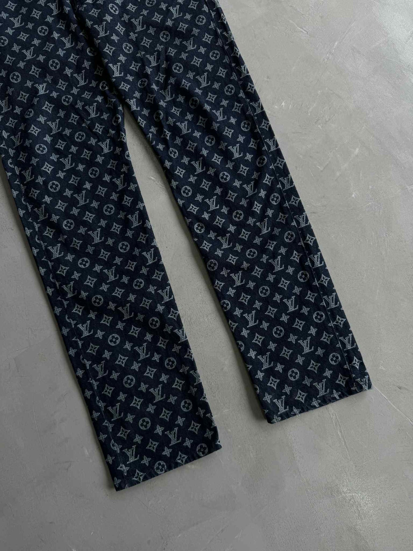 Louis Vuitton Kim Jones Era Monogram Denim Pants