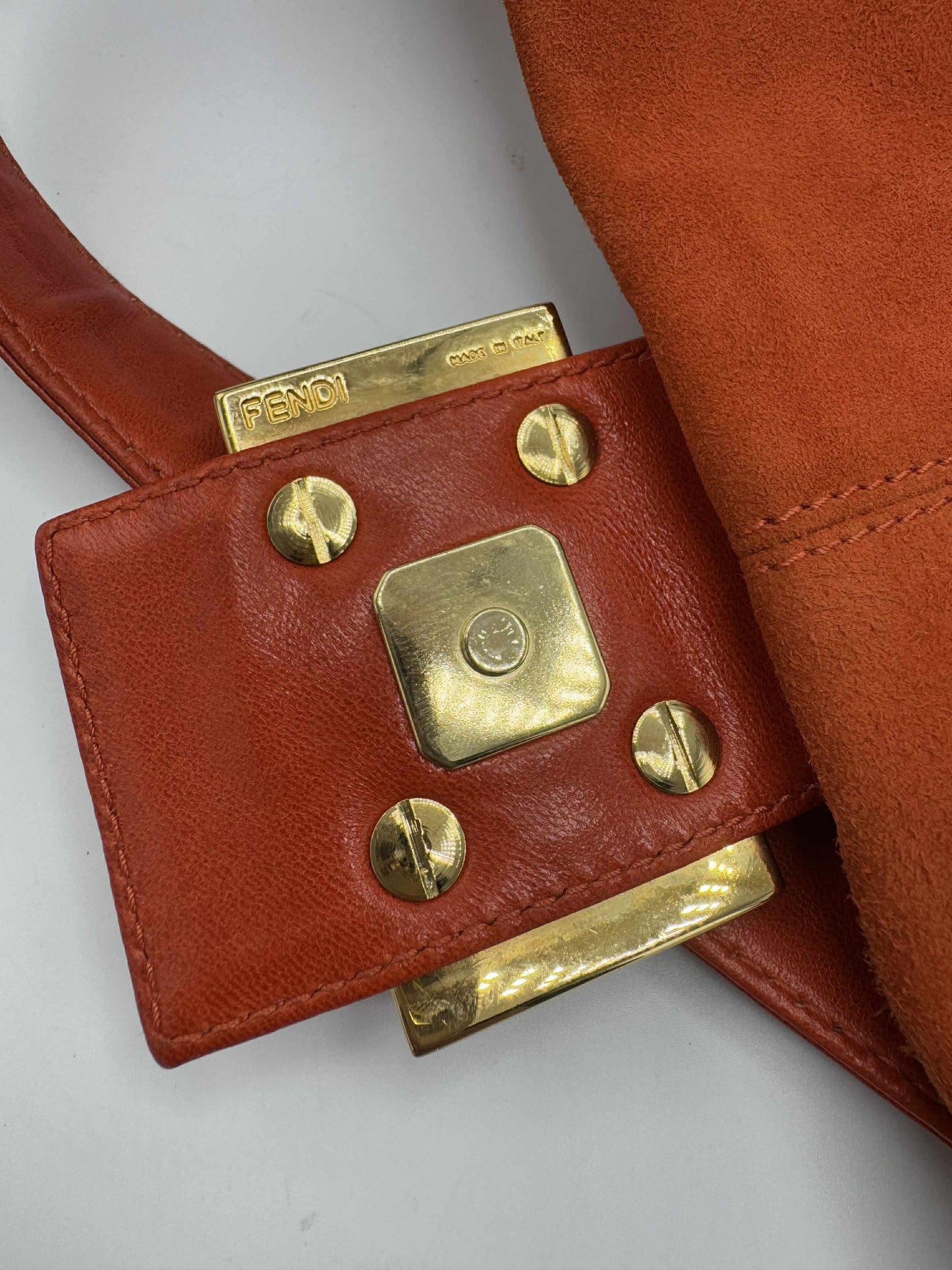 Fendi Orange Baguette
