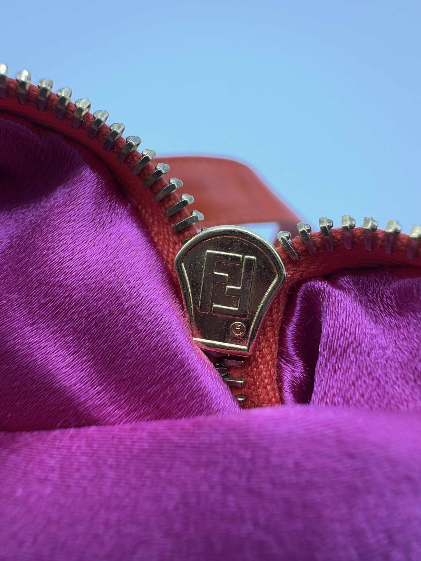 Fendi Orange Baguette