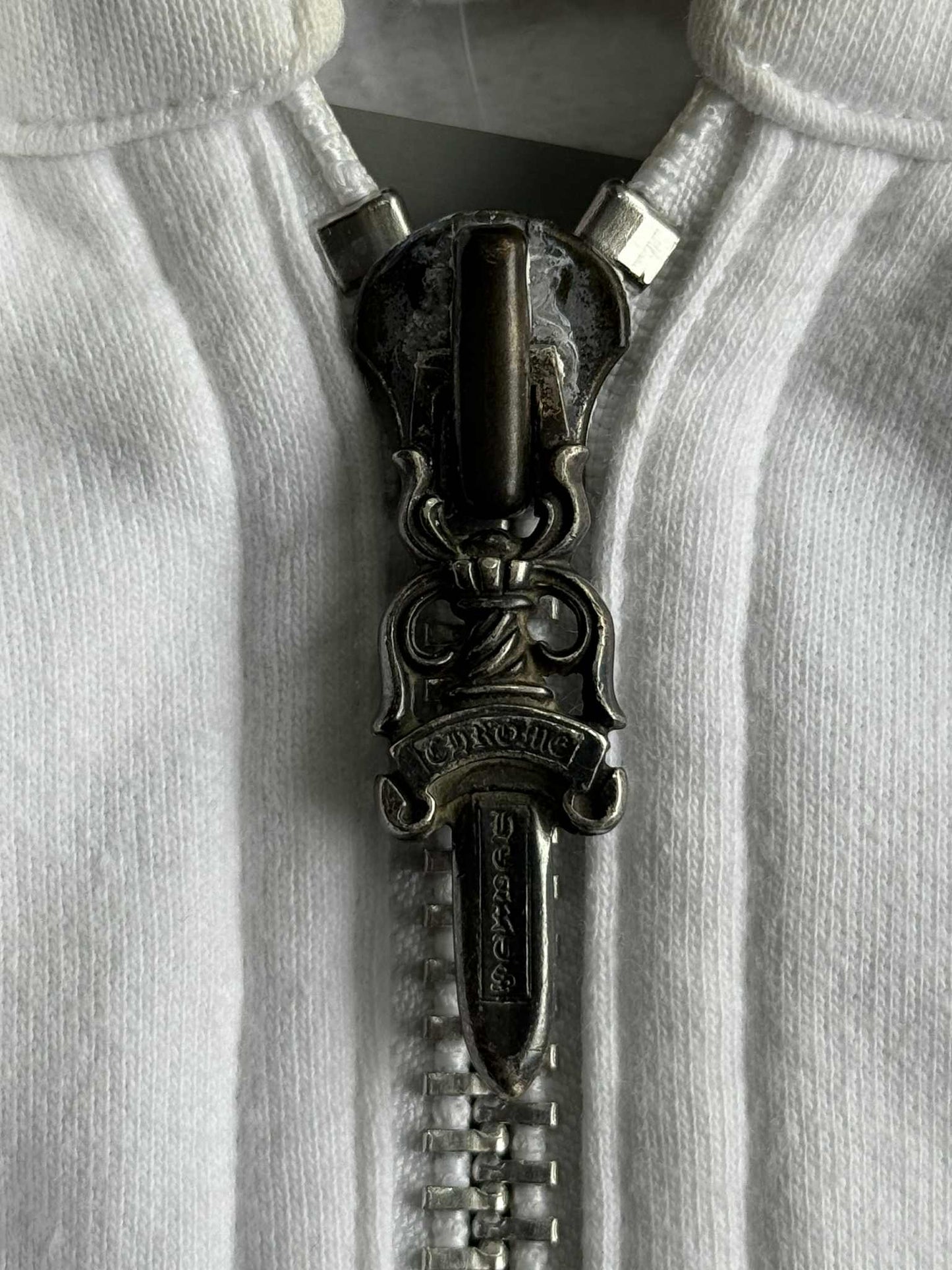 Chrome Hearts Big Dagger Fuckyou zip Hoodie