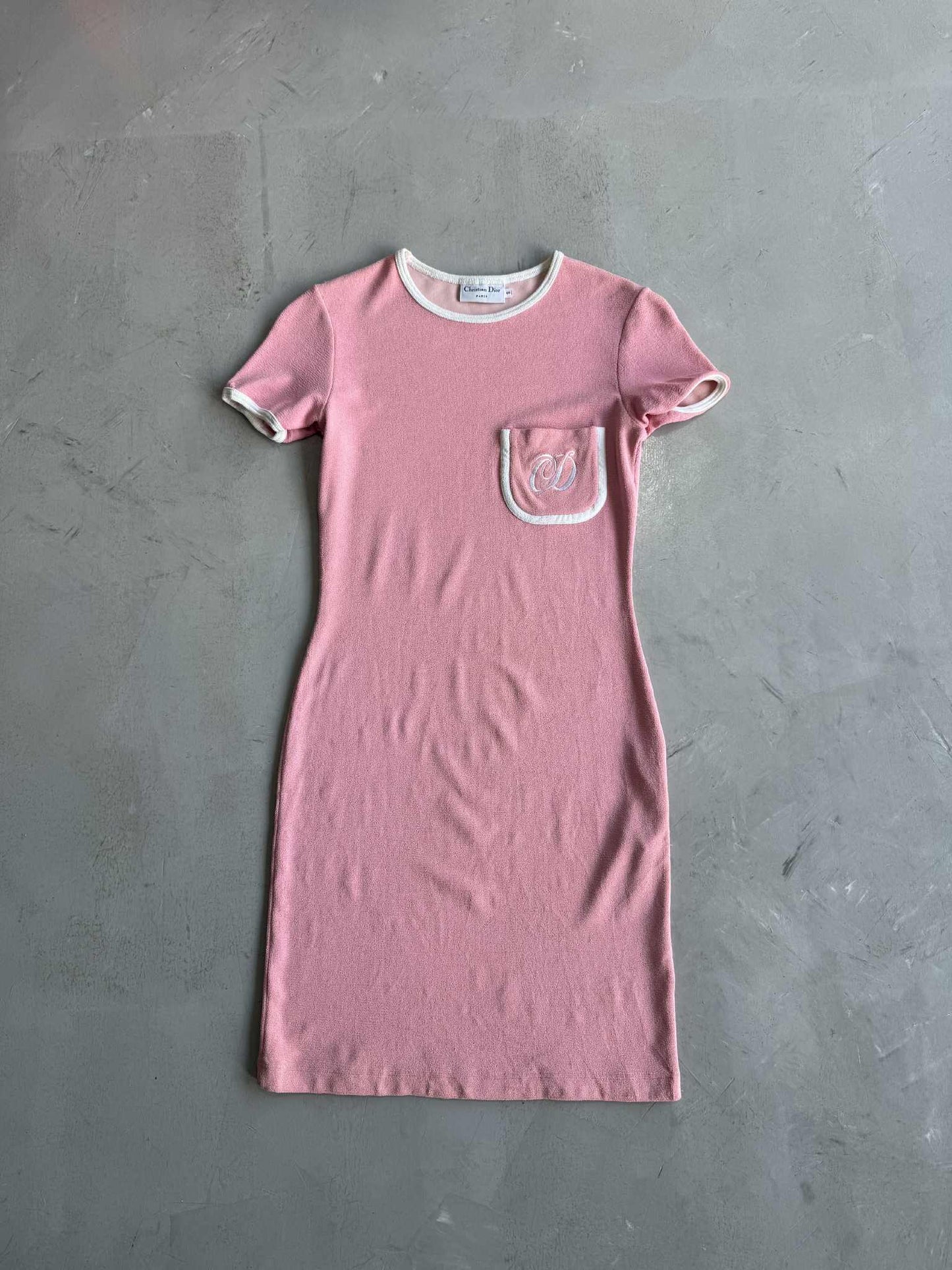 Christian Dior Vintage Pink pocket Dress