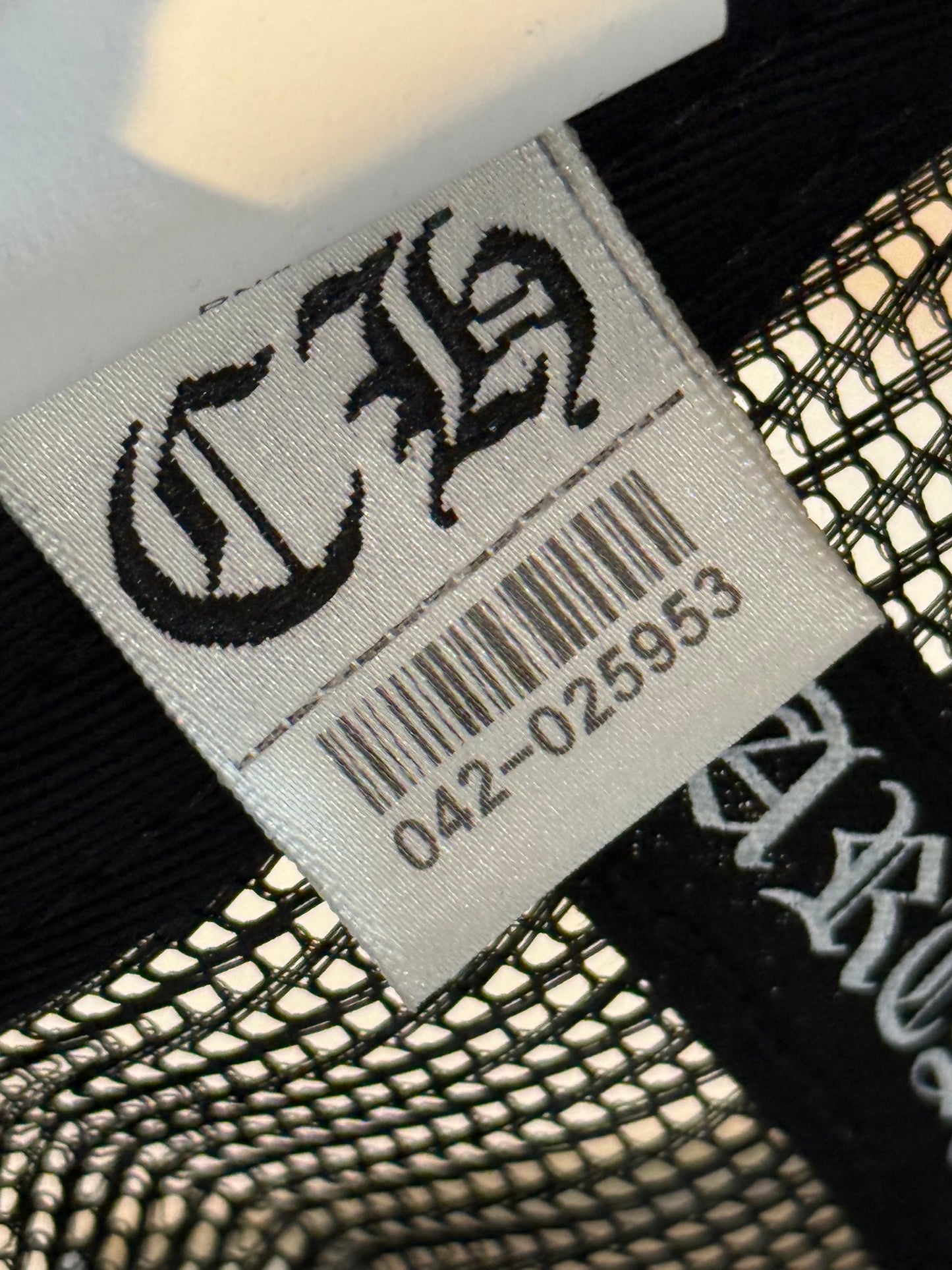 Chrome Hearts Triple Cross Patch Trucker Hat