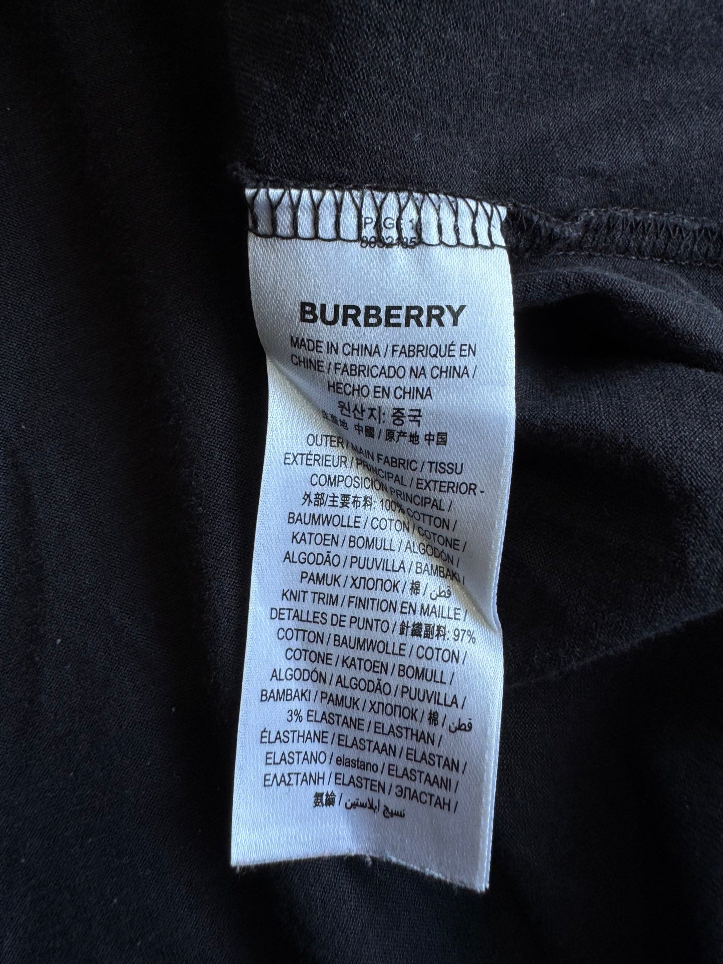Burberry ‘TB’ Chest Logo Tee