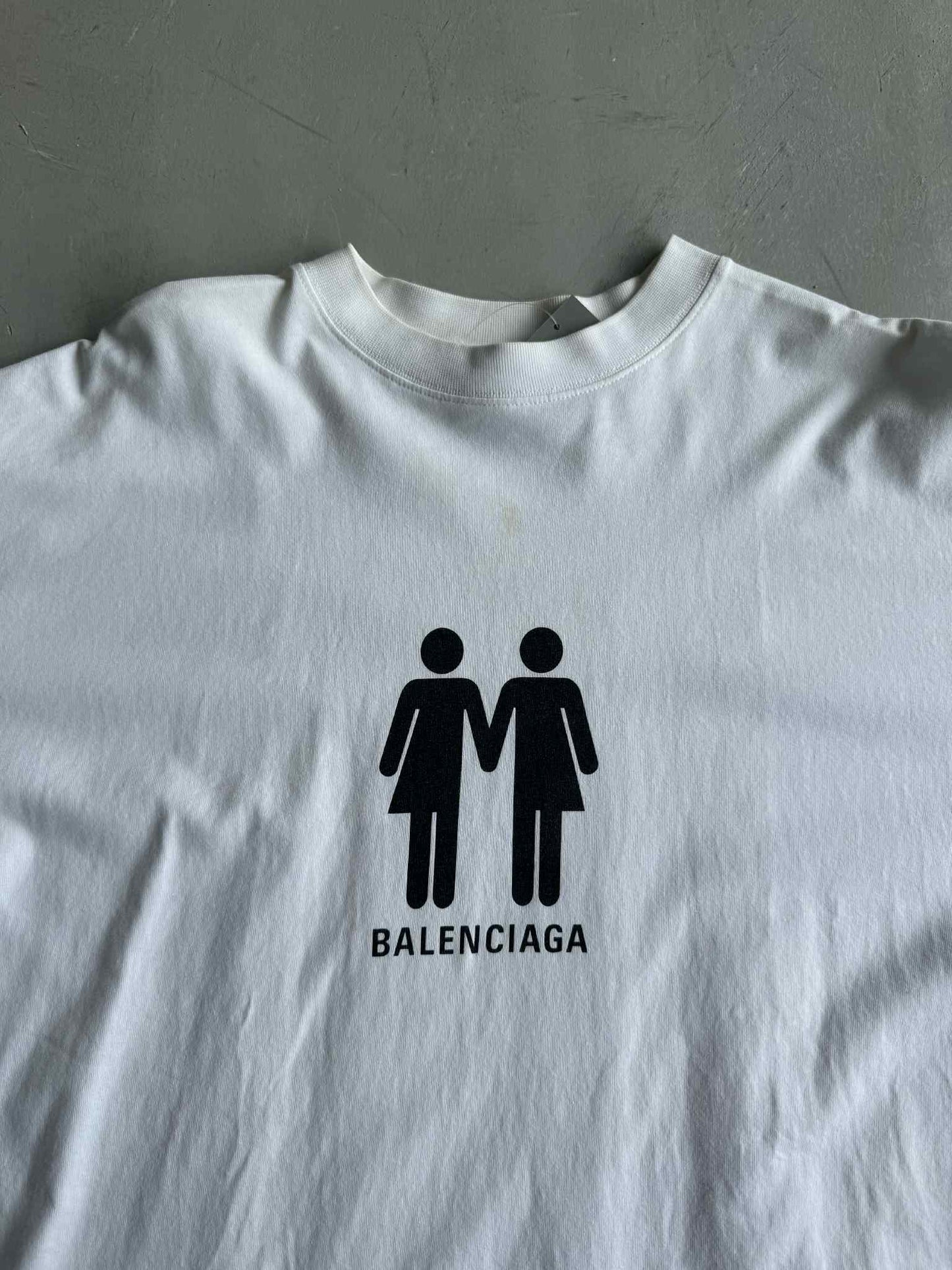 Balenciaga Pride 2022 White Tee