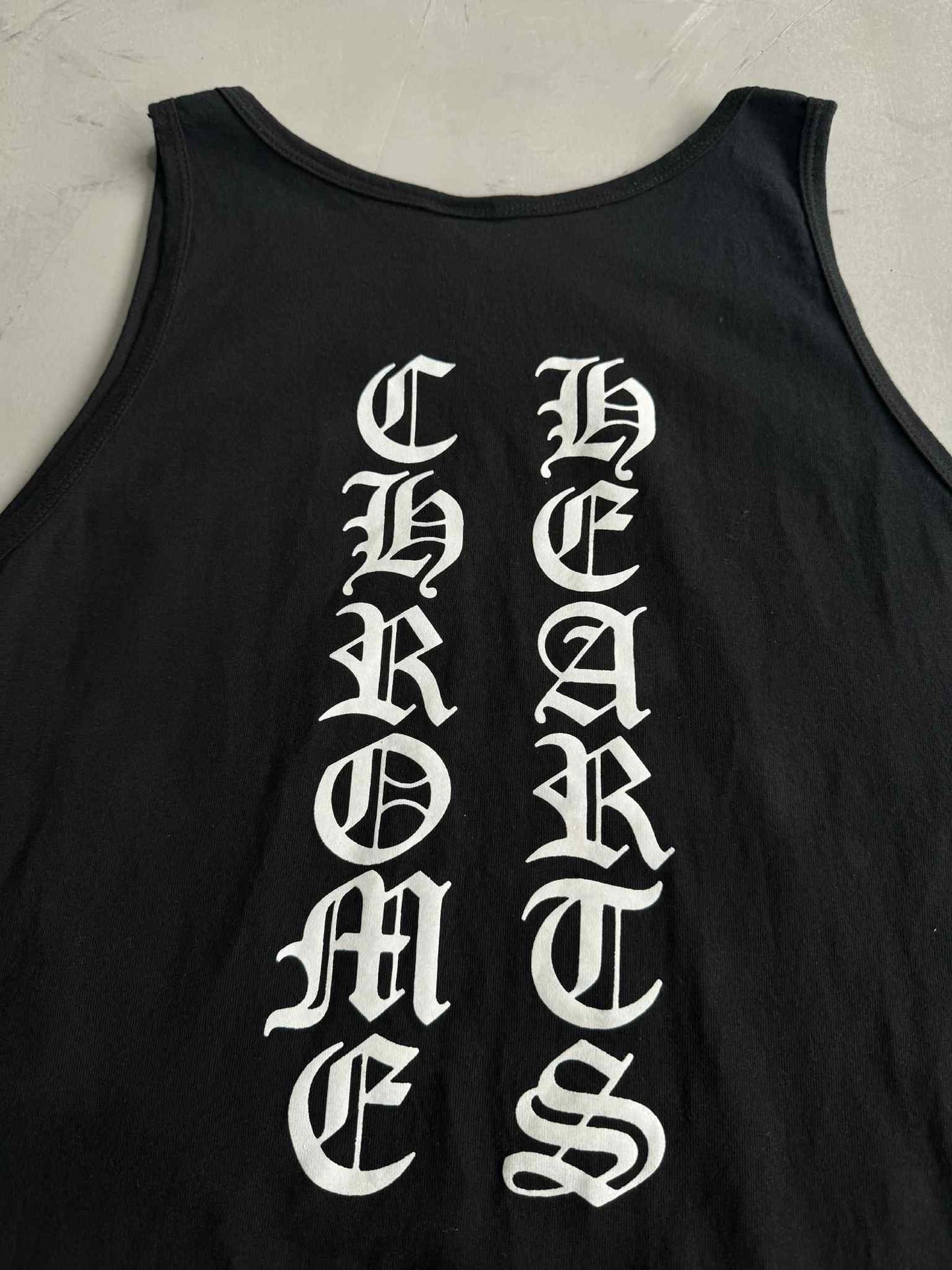 Vintage Chrome Hearts Spell Out Logo Tank top