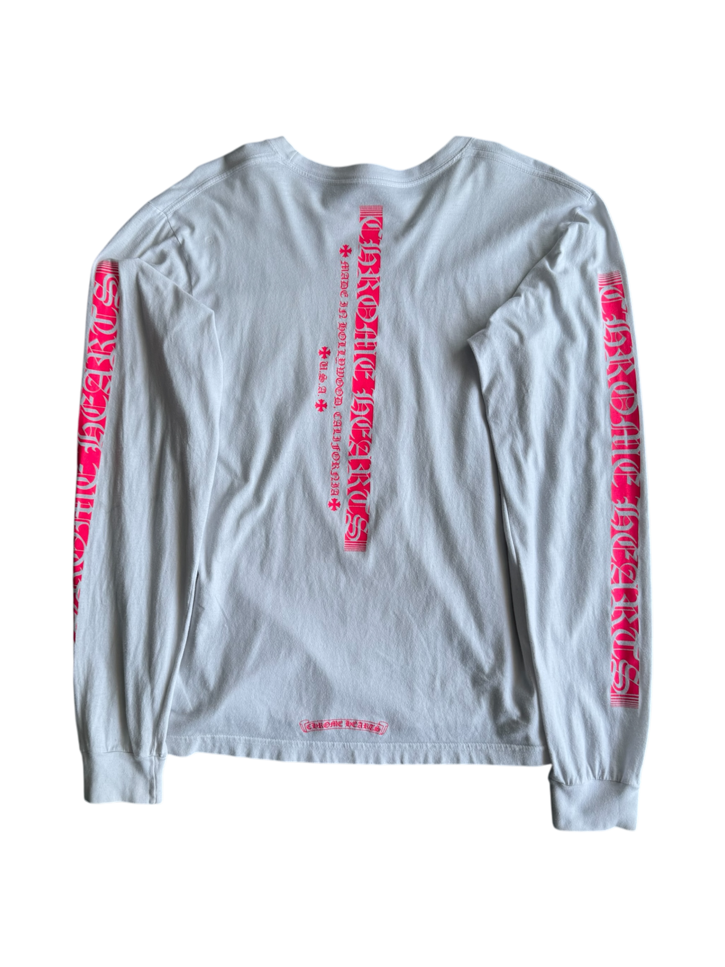 Chrome Hearts Pink Script Longsleeves