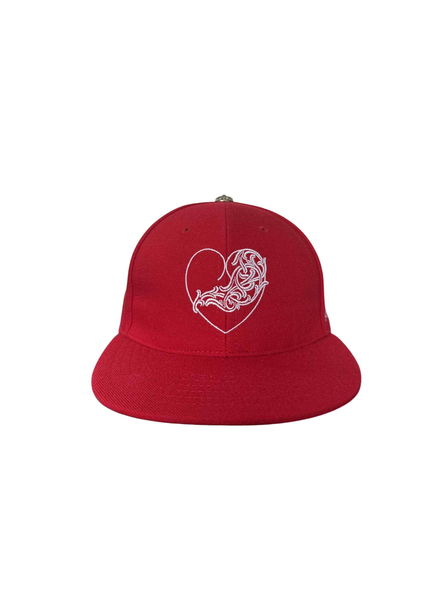 Chrome Hearts Red “Love you” Fitted Hat