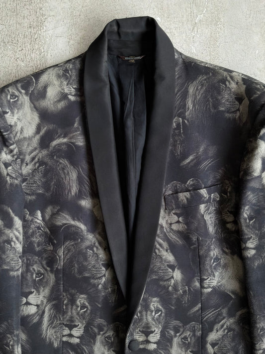 Roberto Cavalli Lion Print Blazer