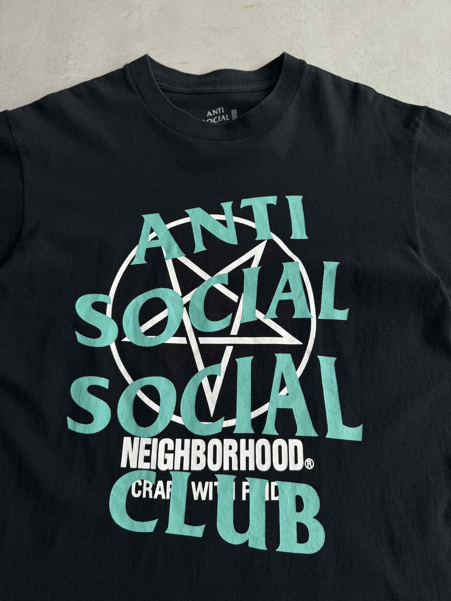Anti Social Social Club X Neighborhood Black Shirt
