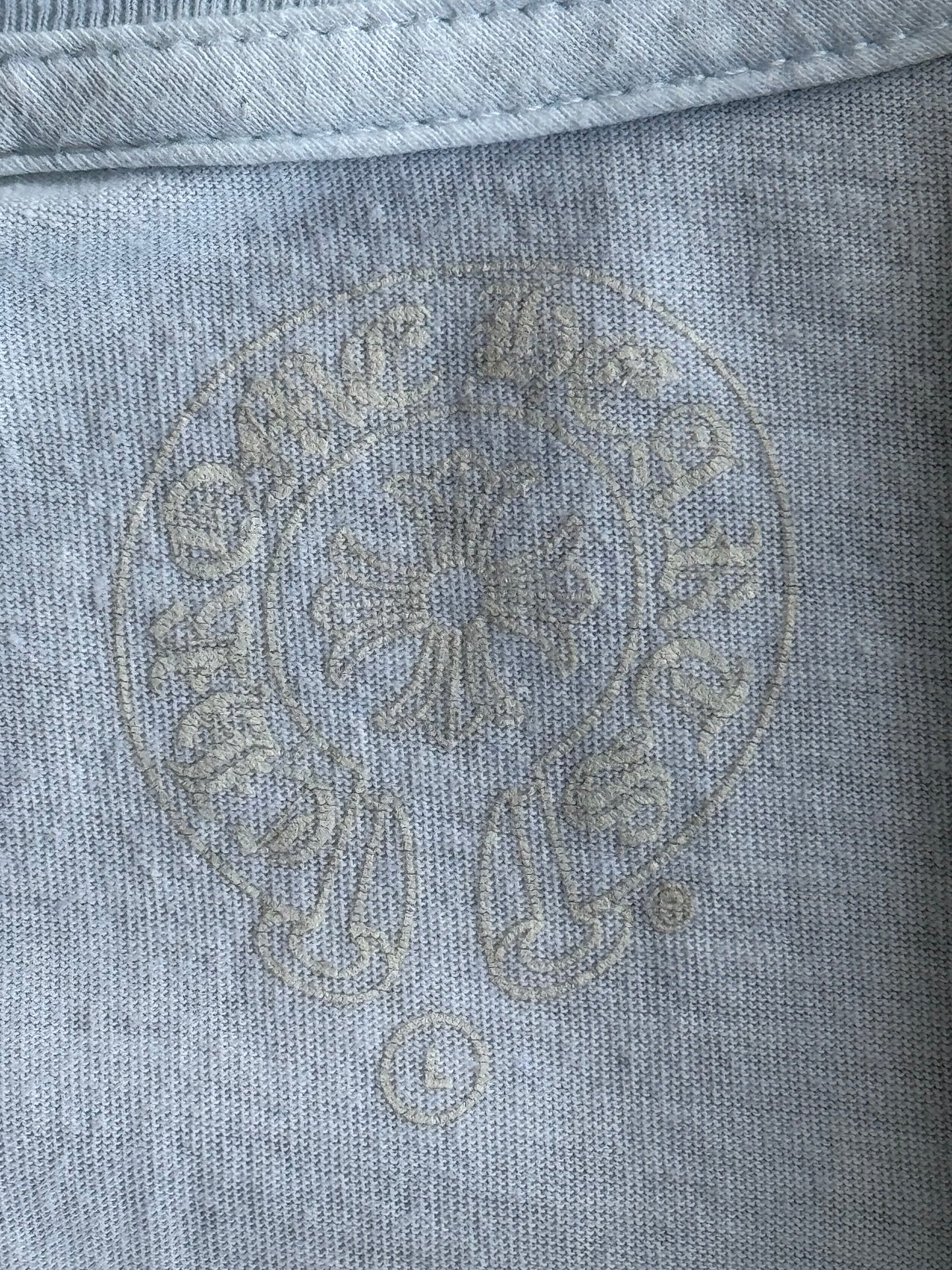 Chrome Hearts Red Script Horseshoe Tee