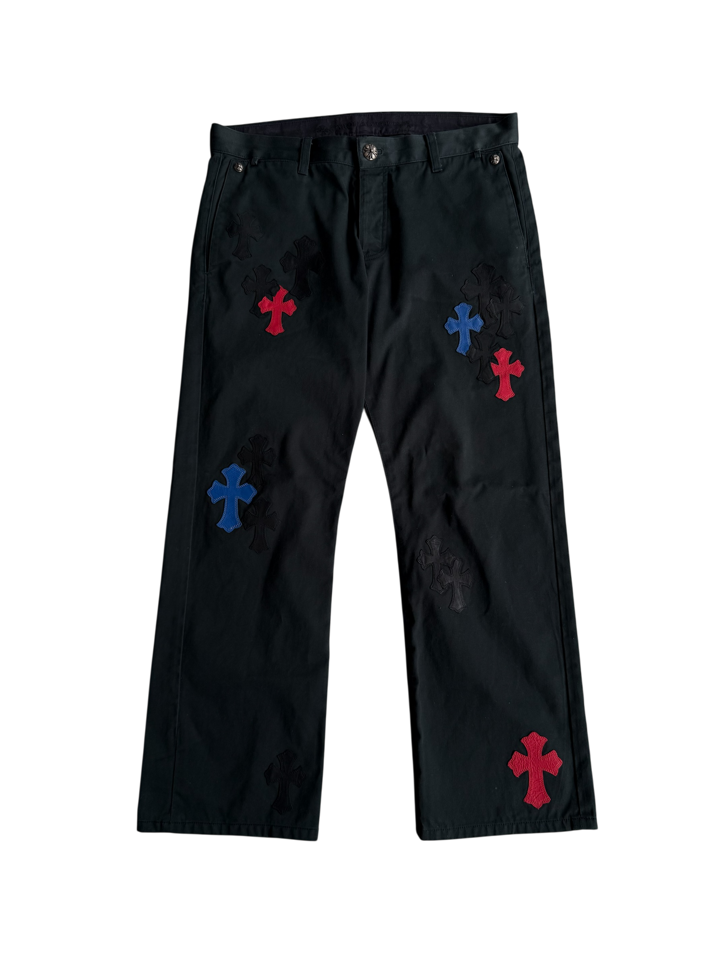 Chrome Hearts Spiderman Cross Patches Chino Pants