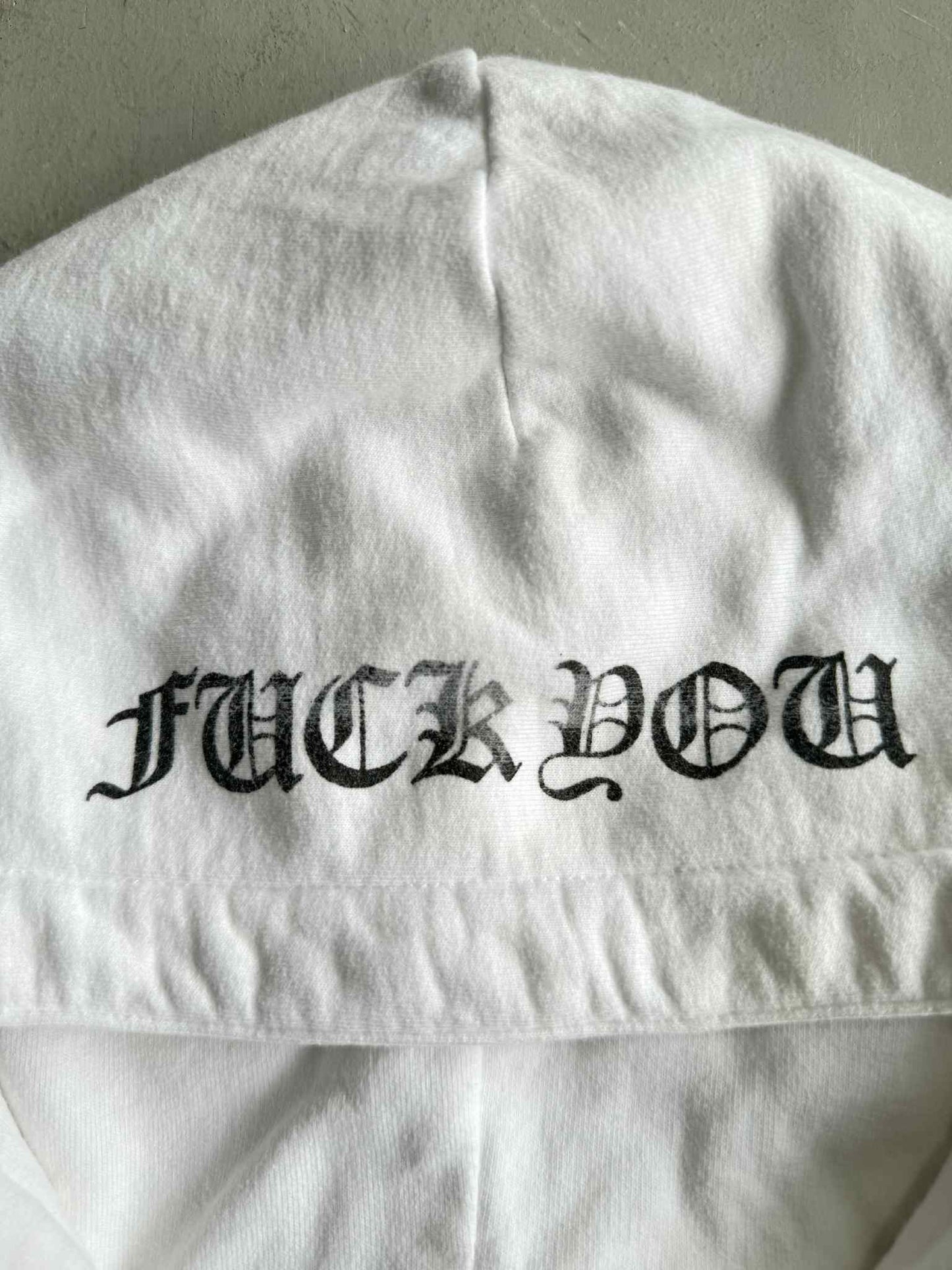 Chrome Hearts Big Dagger Fuckyou zip Hoodie