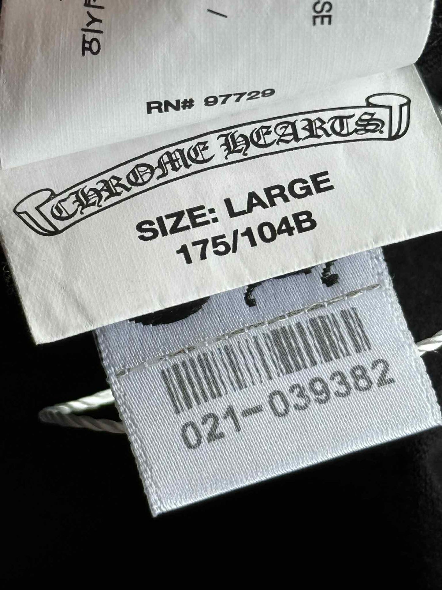 Chrome Hearts Orange Stripes Logo Tee