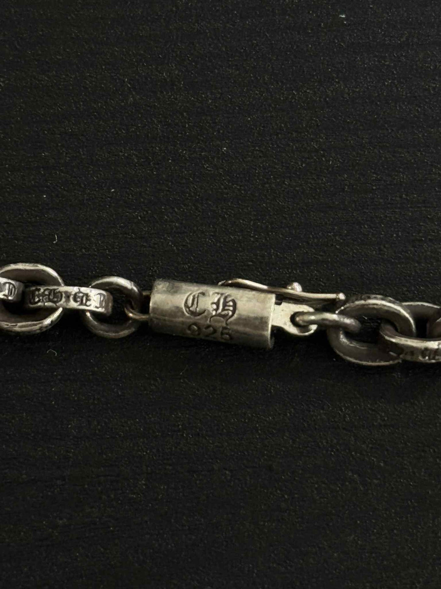 Chrome Hearts 30” Paper Chain Necklace