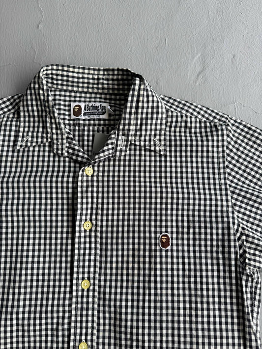 Bape Checkered Polo Buttondown