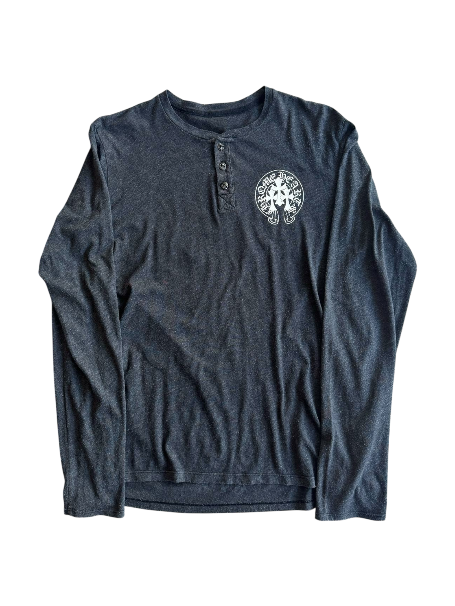 Chrome Hearts Henley ‘Triple Cross’ Longsleeves