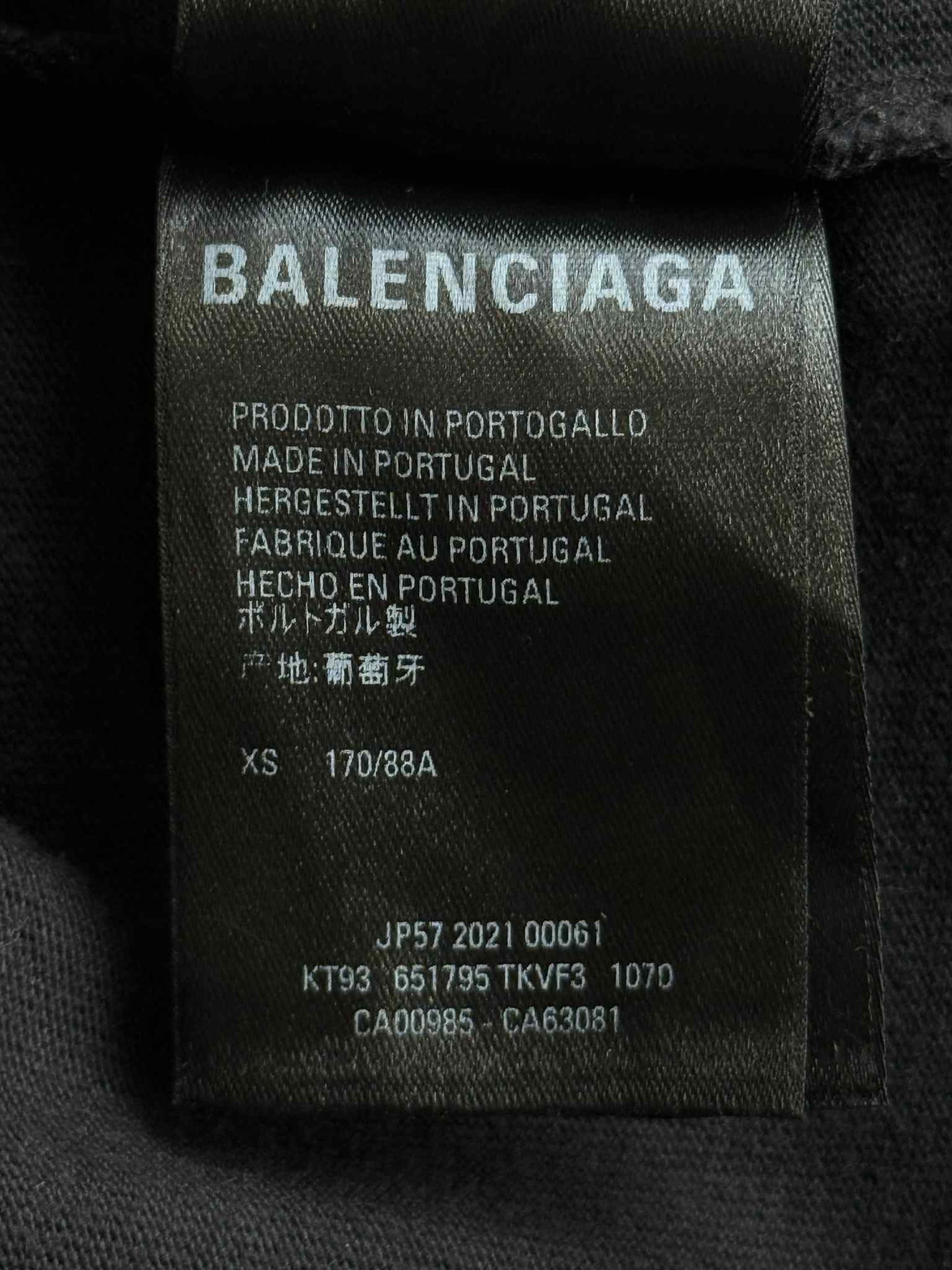 Balenciaga Ps5 Black tee