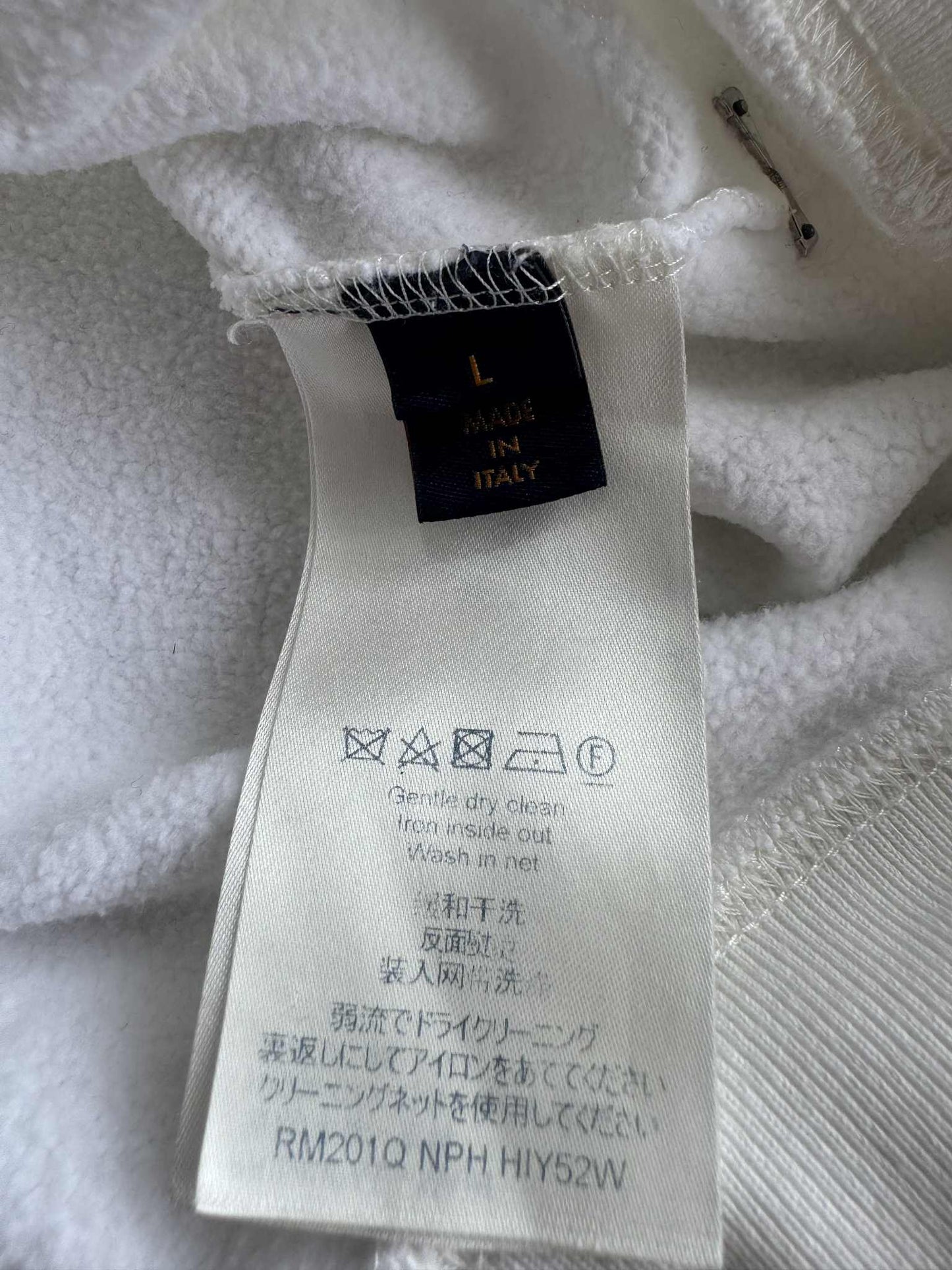 Louis Vuitton Plain White Crewneck