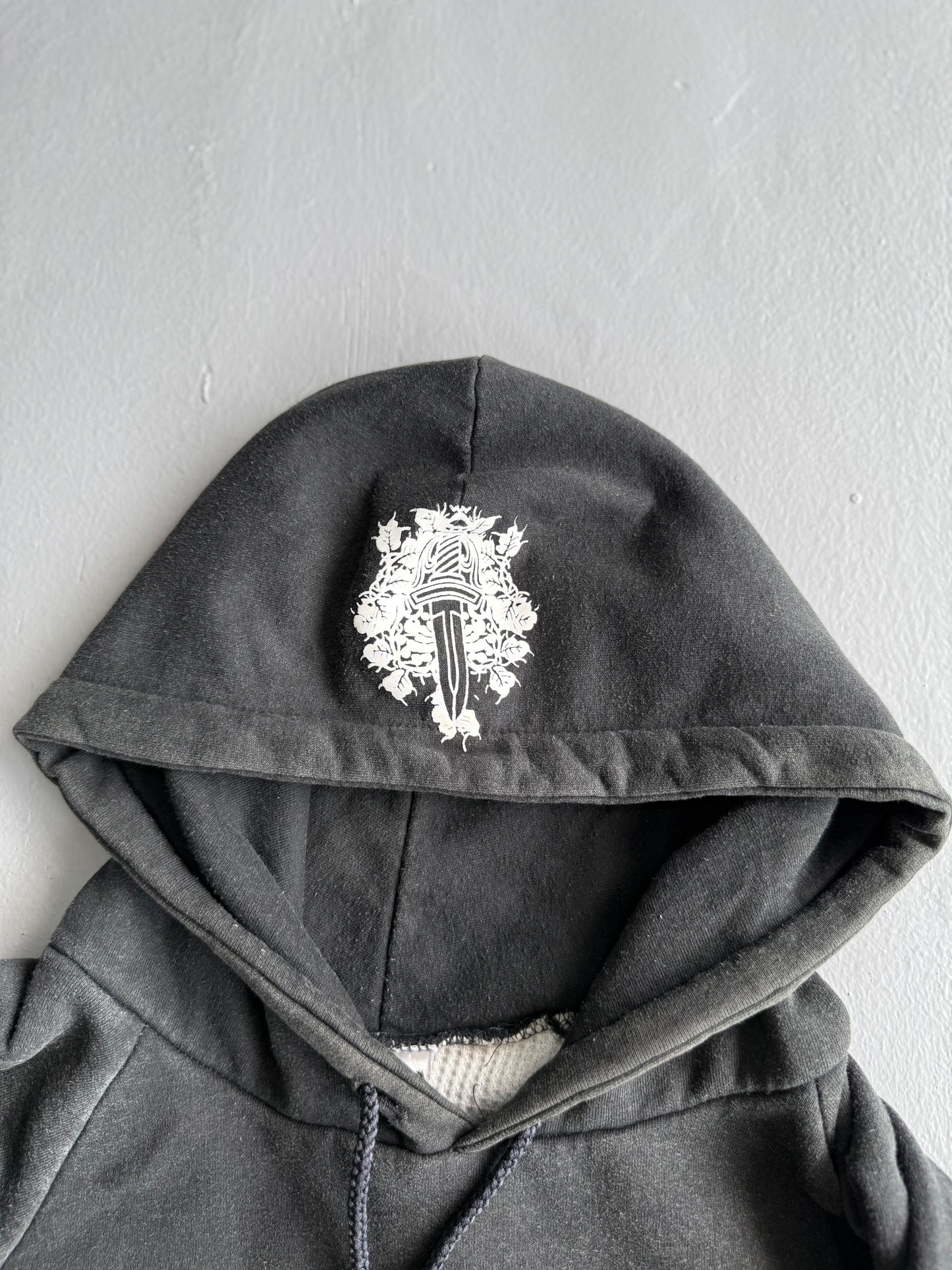 Vintage Chrome Hearts Horseshoe Floral Hoodie
