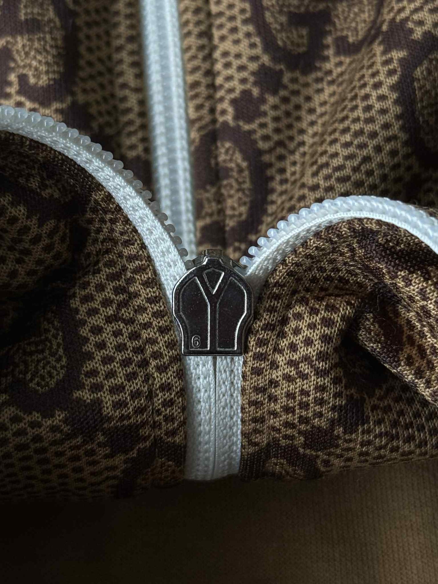 Gucci zip Jacket Monogram Monkey Back Design