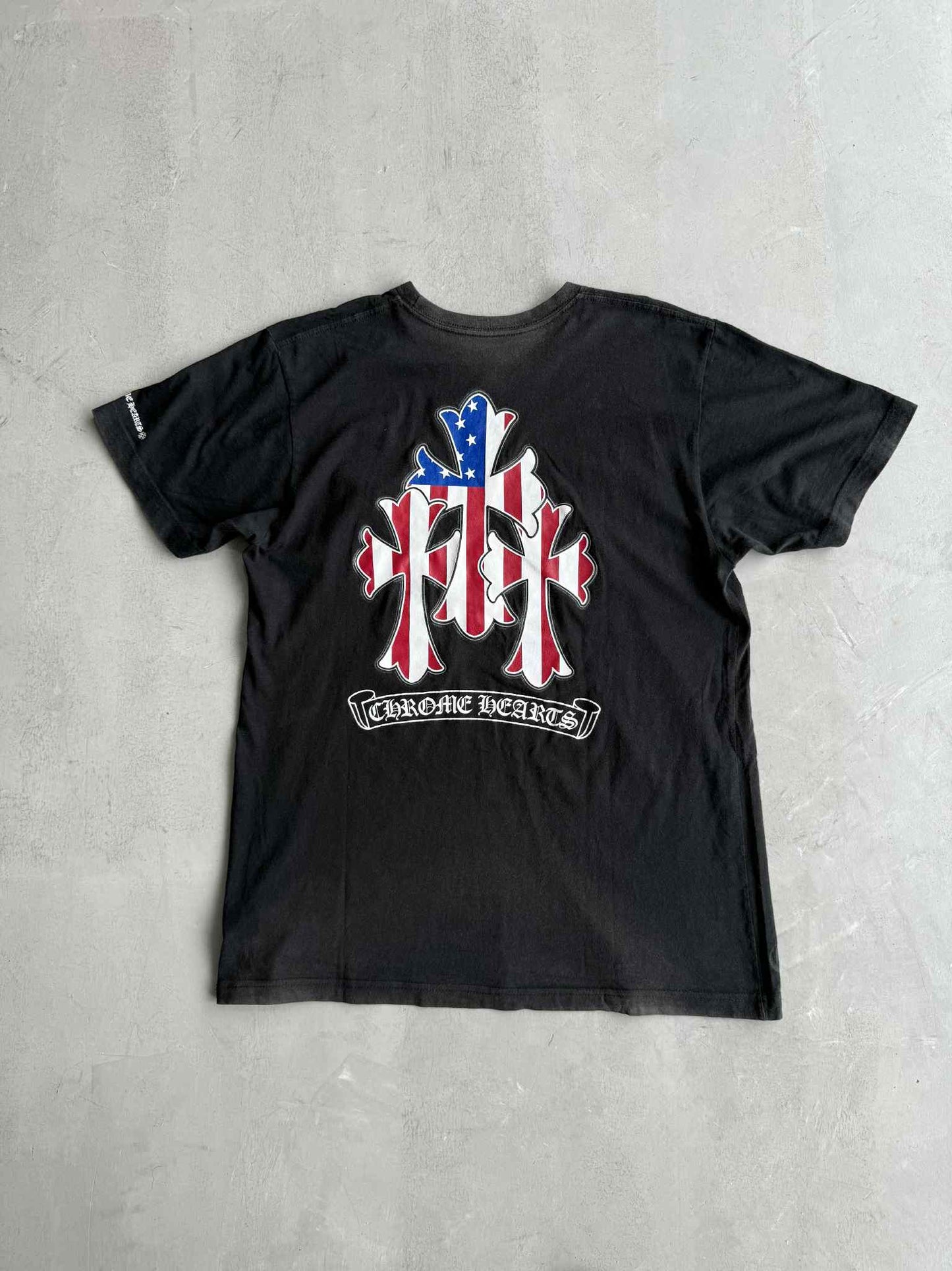 Chrome Hearts Tripple Cross National Flag Tee