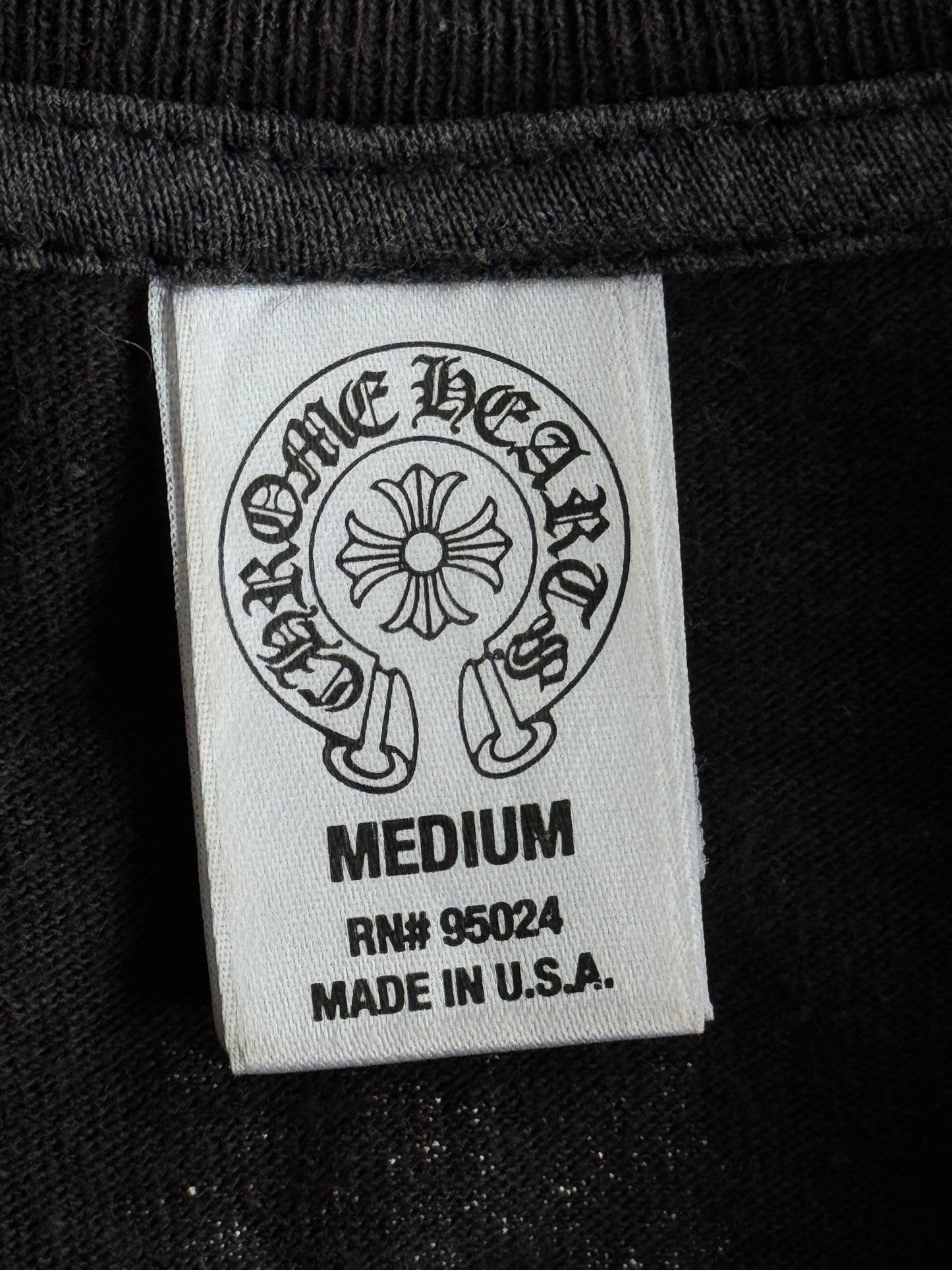 Vintage Chrome Hearts Spine Cross tee