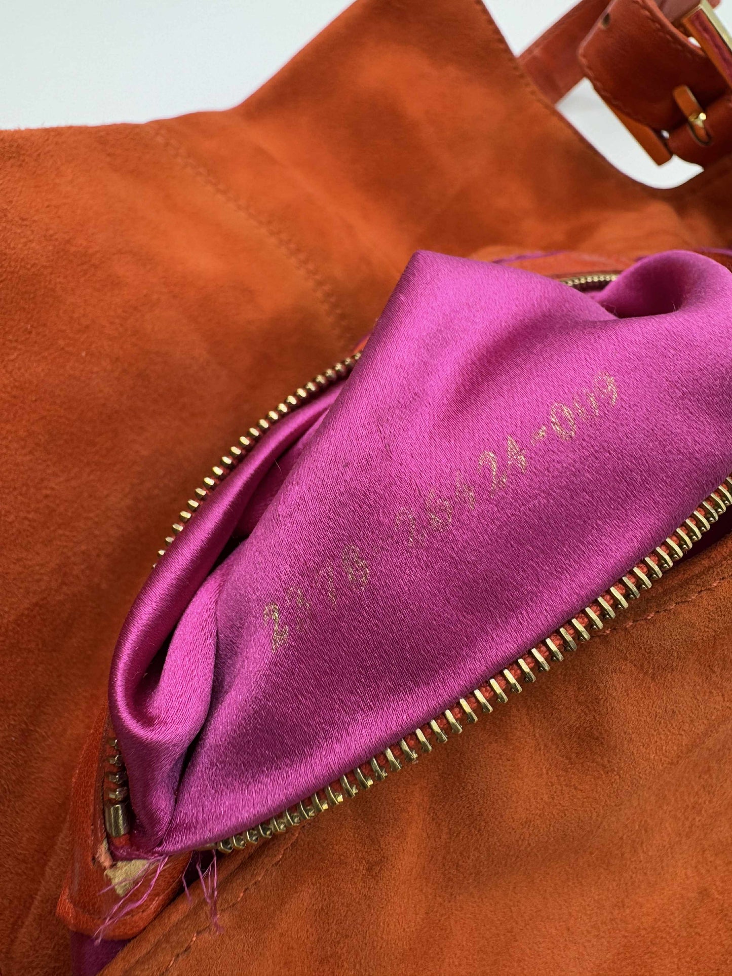 Fendi Orange Baguette