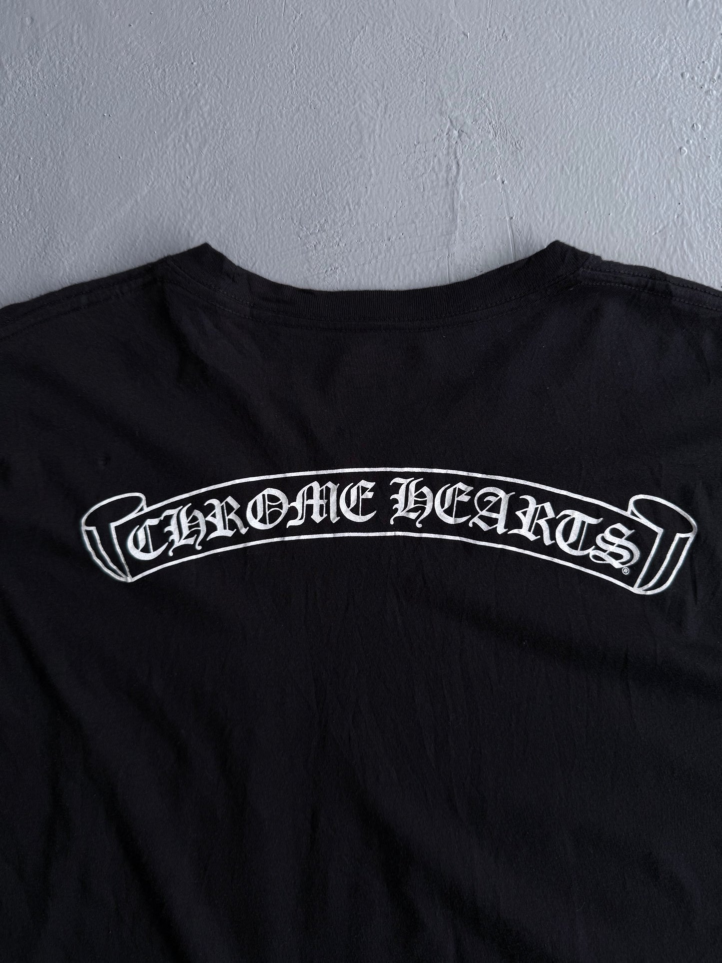 Chrome Hearts Scroll Logo Longsleeves