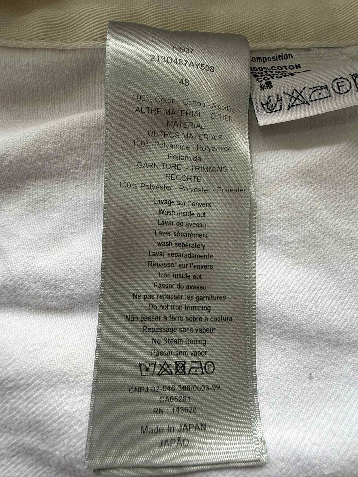 Dior X Sacai Zippered Longsleeve Casual Jacket