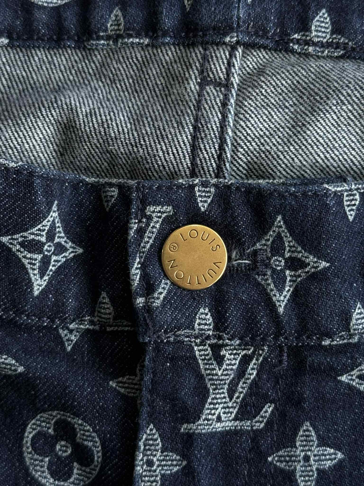 Louis Vuitton Kim Jones Era Monogram Denim Pants