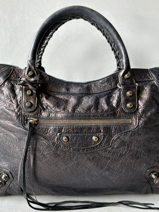 Balenciaga Classic City ‘Ink’ Lambskin Bag
