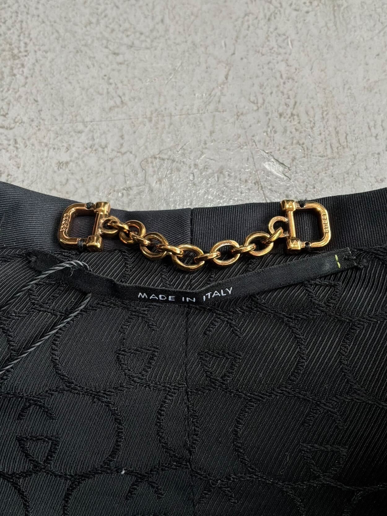 2000s Gucci Monogram Line Coat