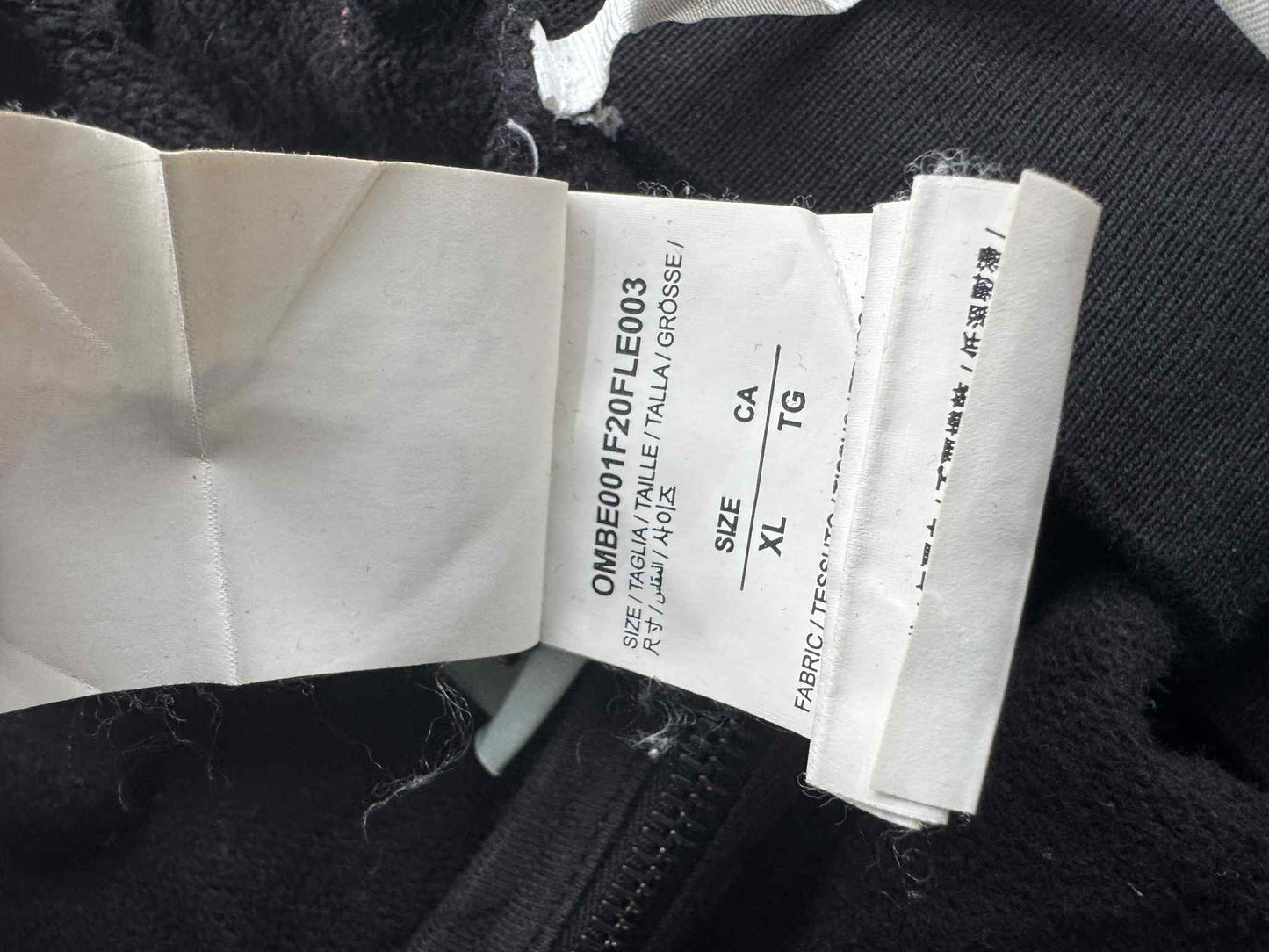 Off white 19ss zip Hoodie