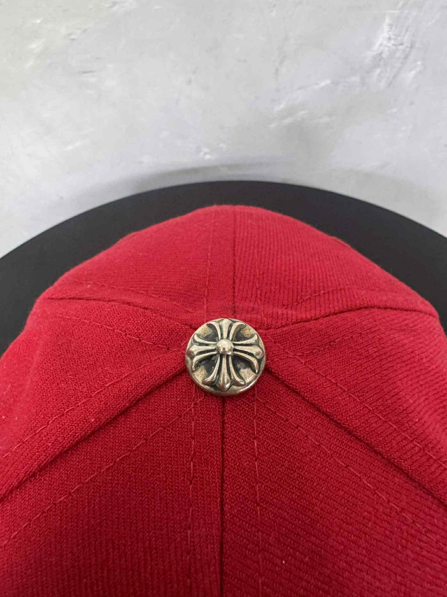 Chrome Hearts Red “Love you” Fitted Hat