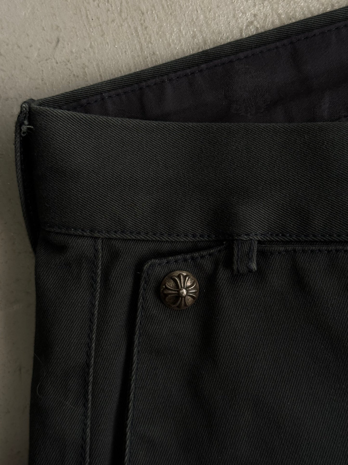 Chrome Hearts Spiderman Cross Patches Chino Pants