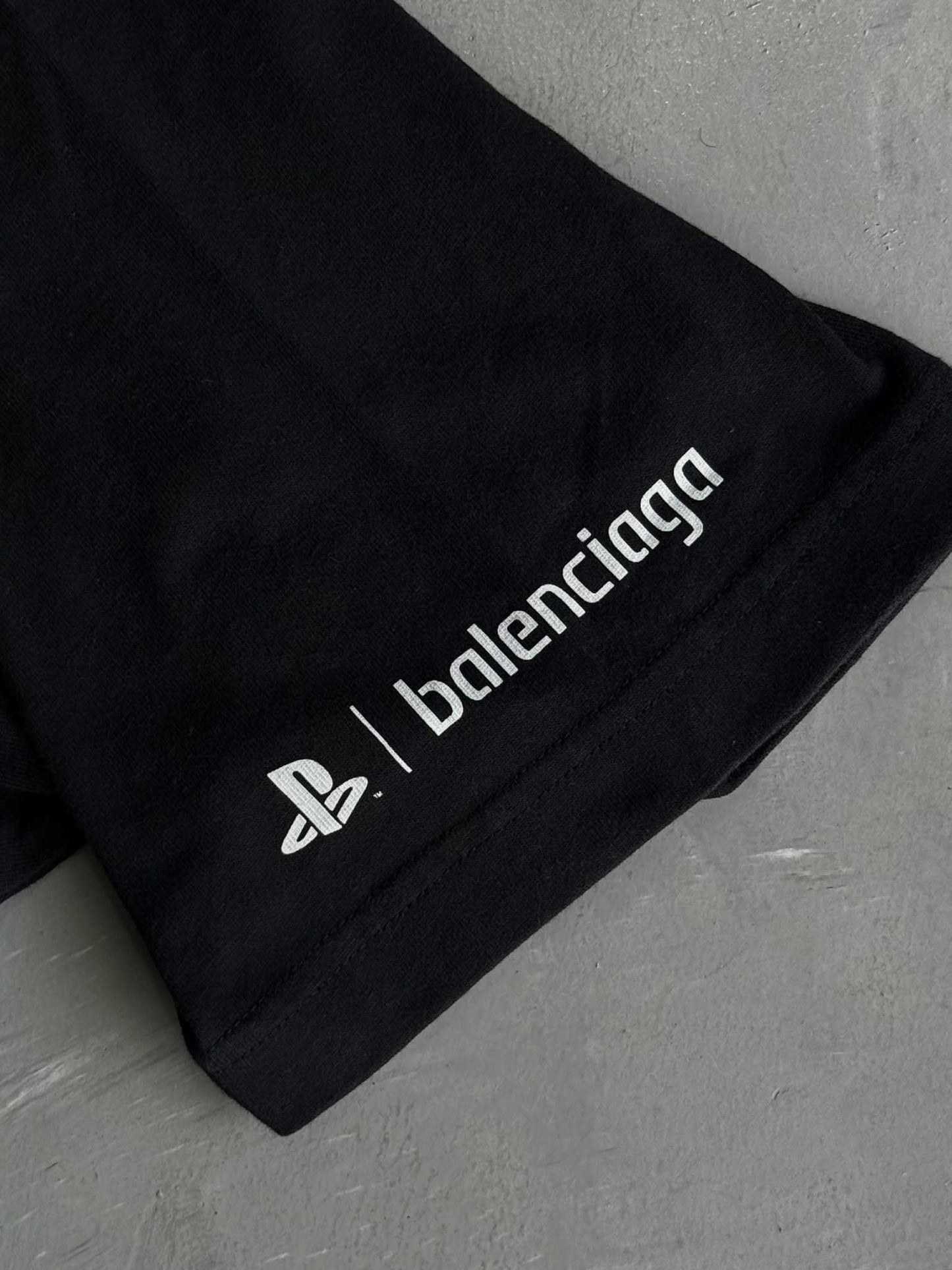 Balenciaga Ps5 Black tee