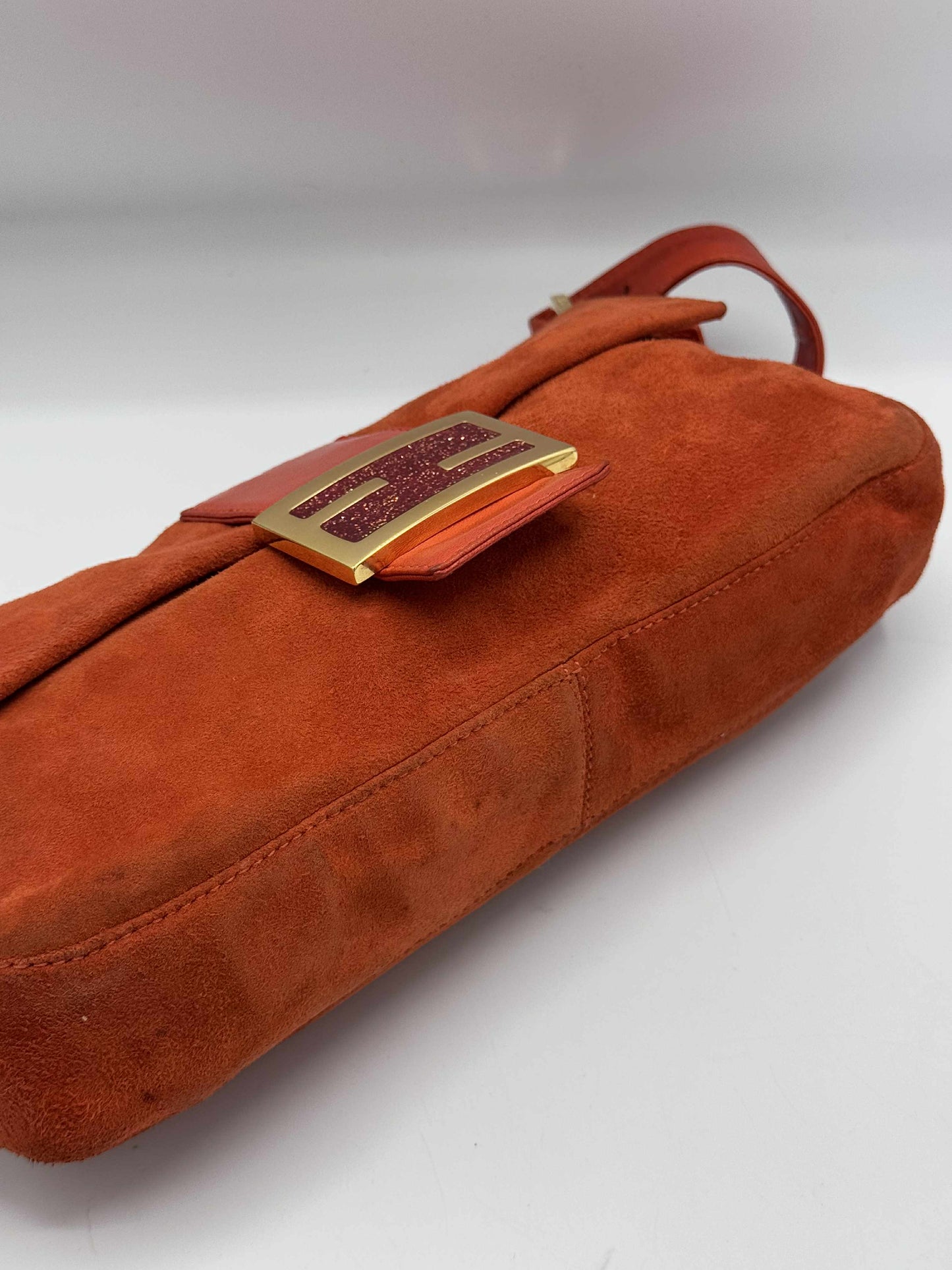 Fendi Orange Baguette