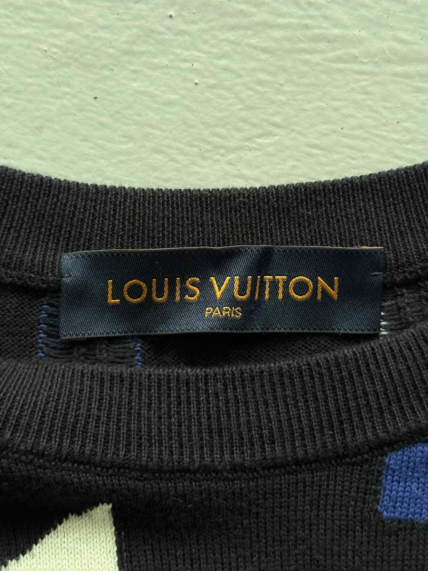 Louis Vuitton Colorful Monogram Logo Knit Tee
