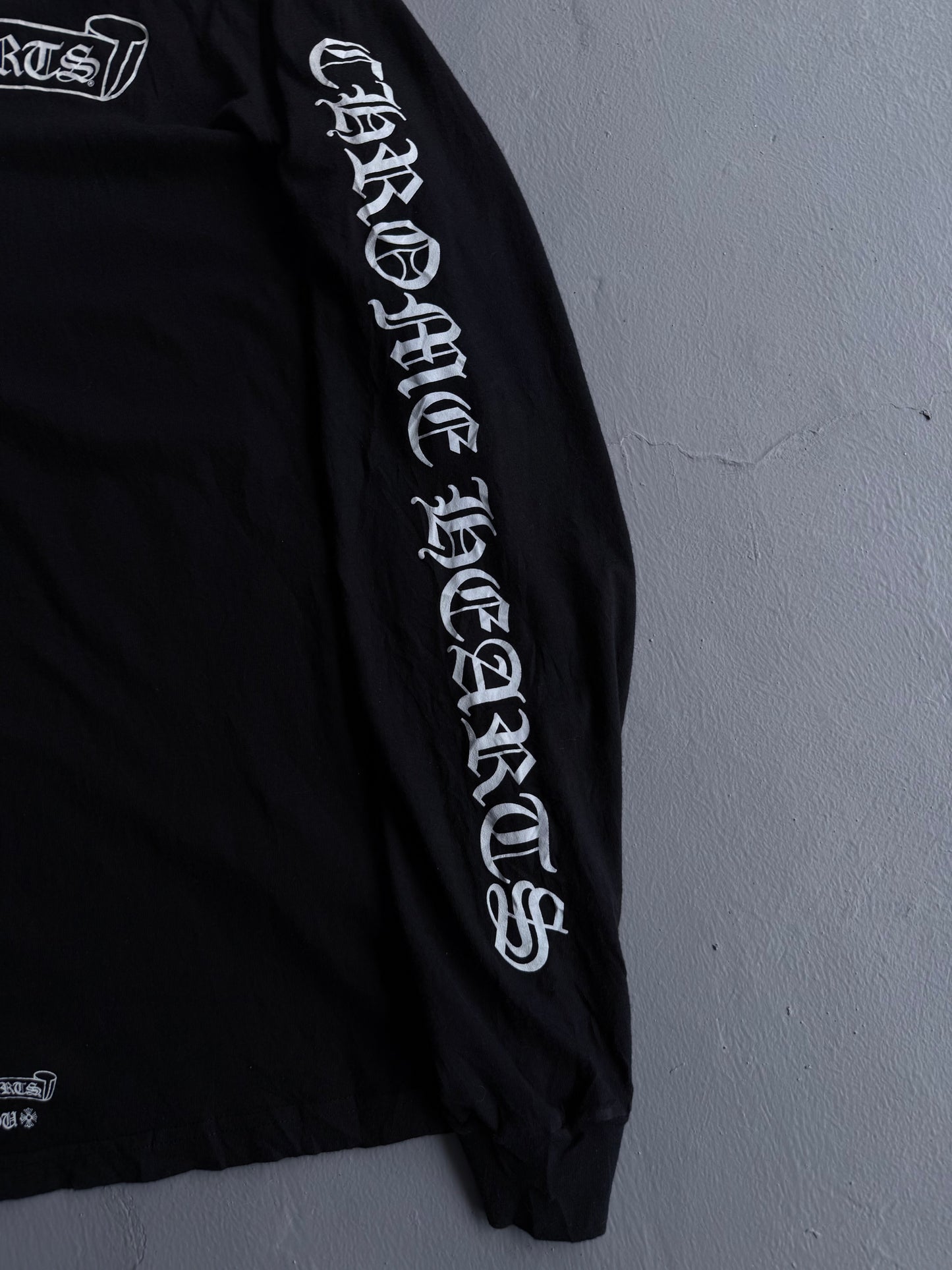 Chrome Hearts Scroll Logo Longsleeves