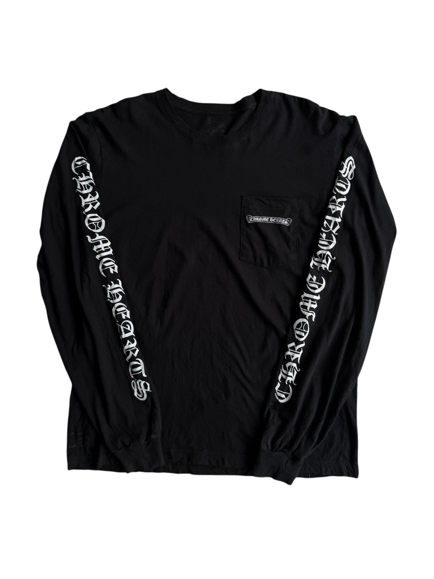 Chrome Hearts Scroll Logo Longsleeves